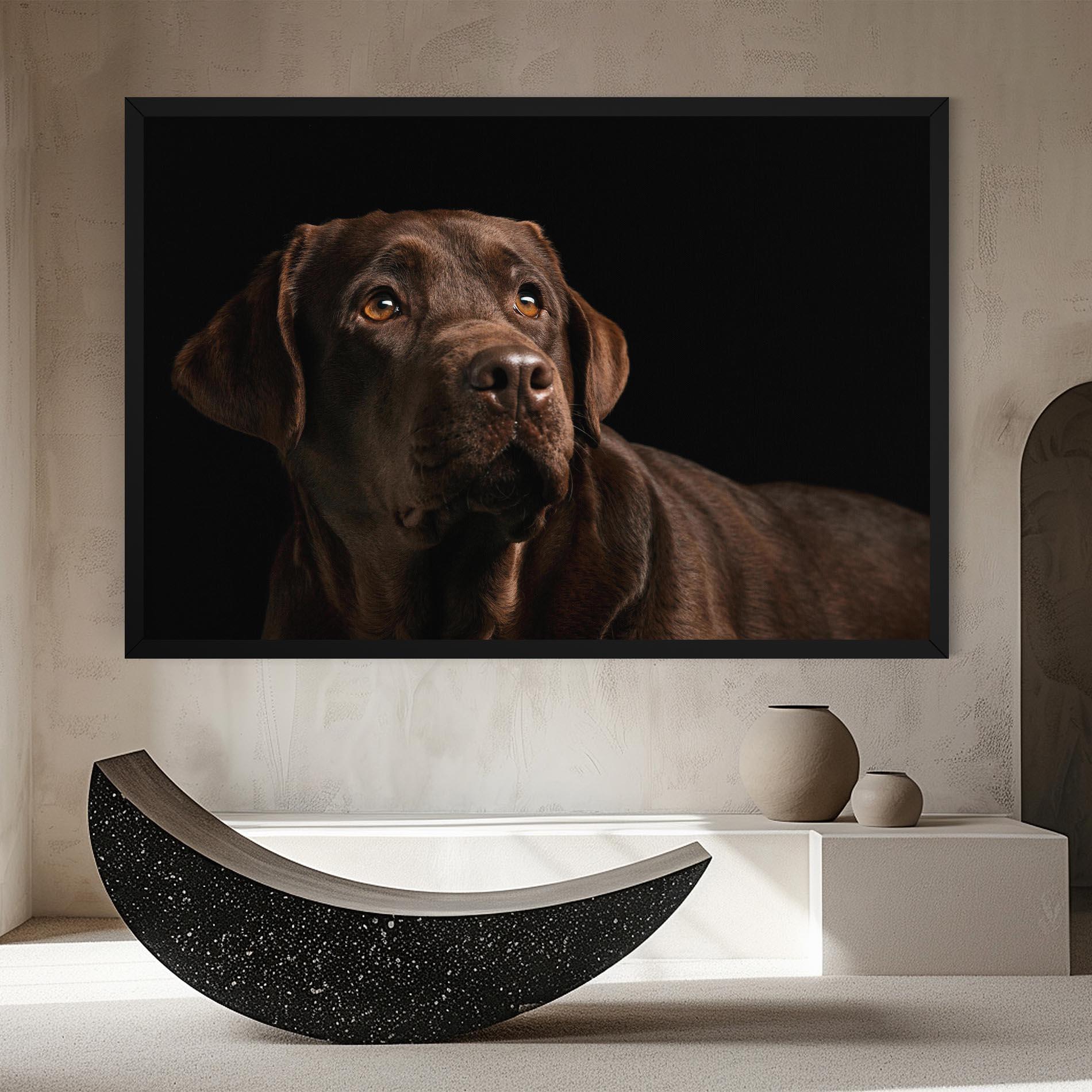 Tablou Canvas Brown Labrador mockup 8