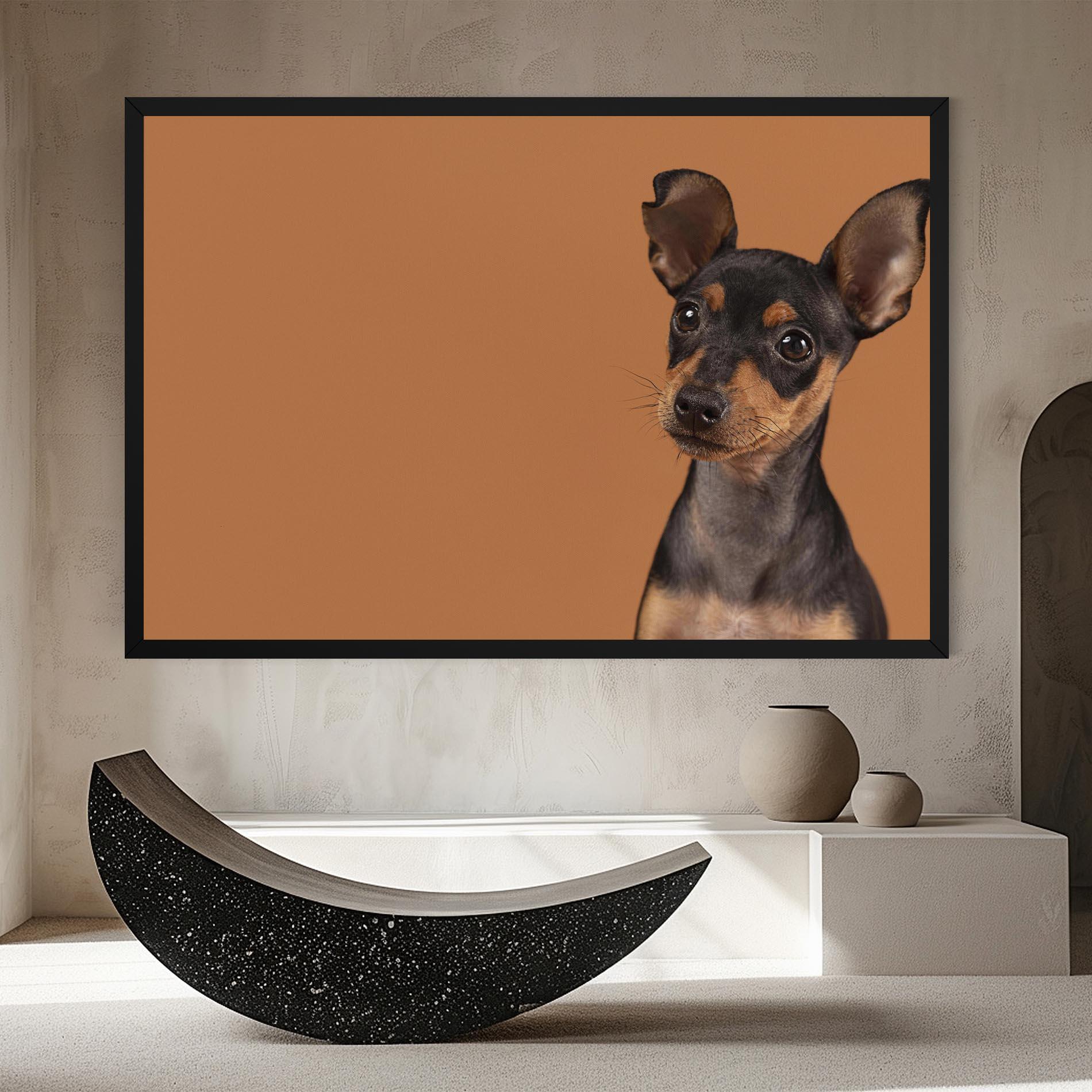 Tablou Canvas Cute Dog Portrait mockup 8