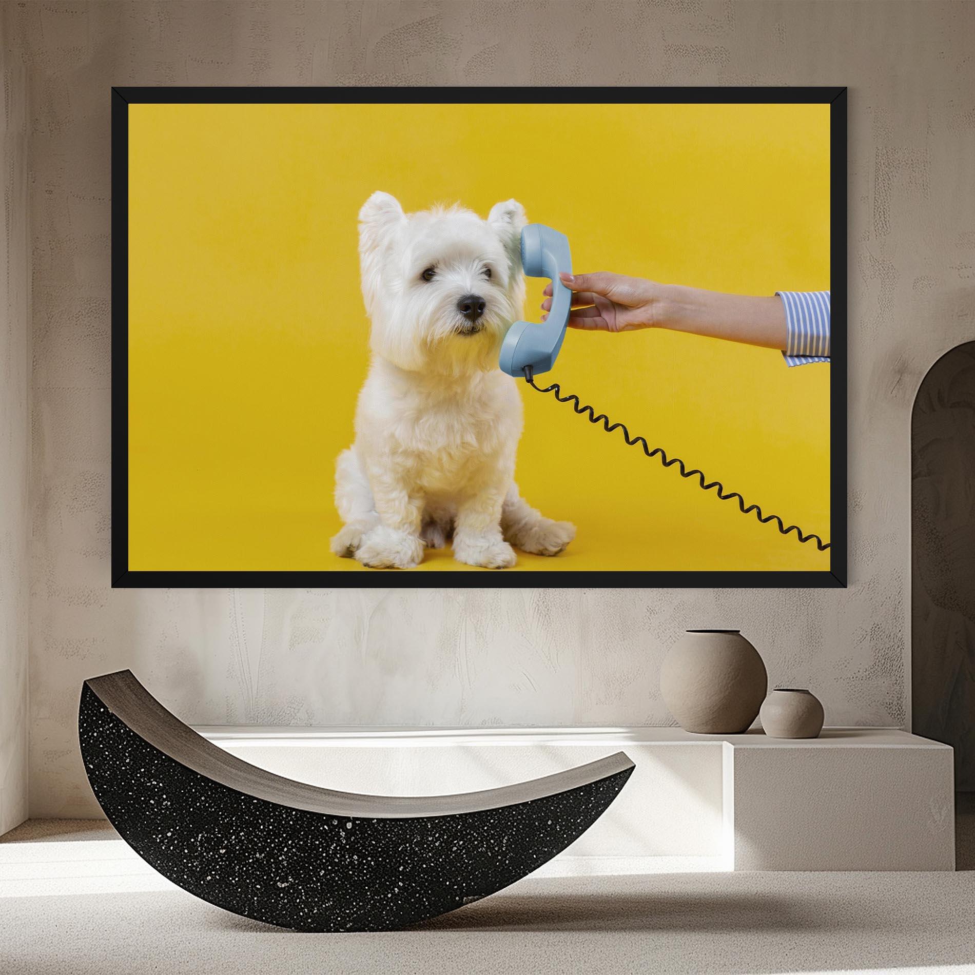 Tablou Canvas Cute Little Dog mockup 8