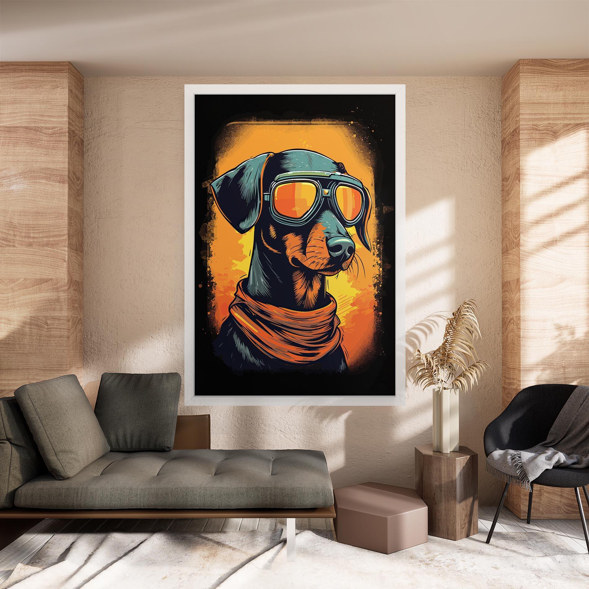 Tablou Canvas Cool Dog mockup 8