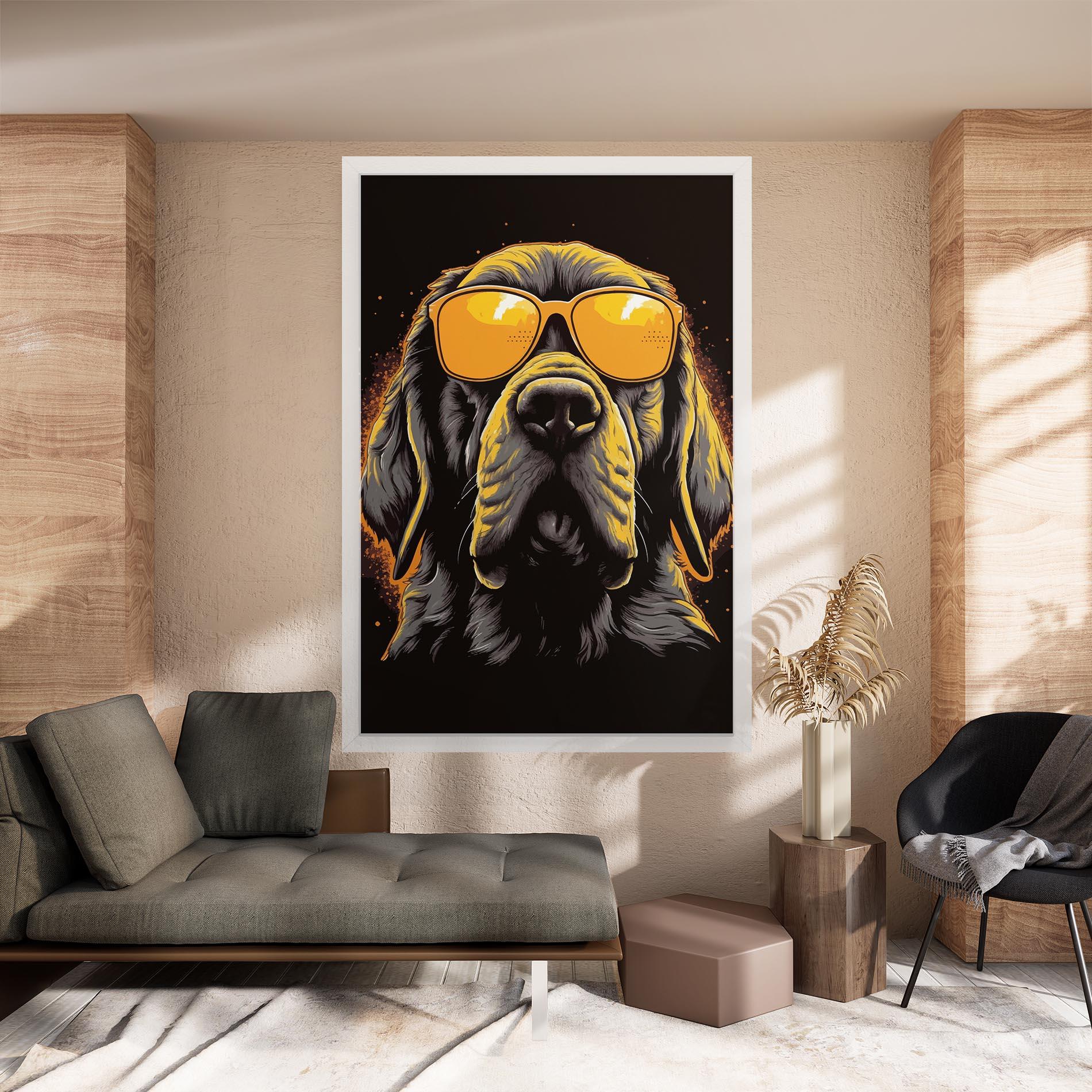 Tablou Canvas Coolest Dog mockup 8