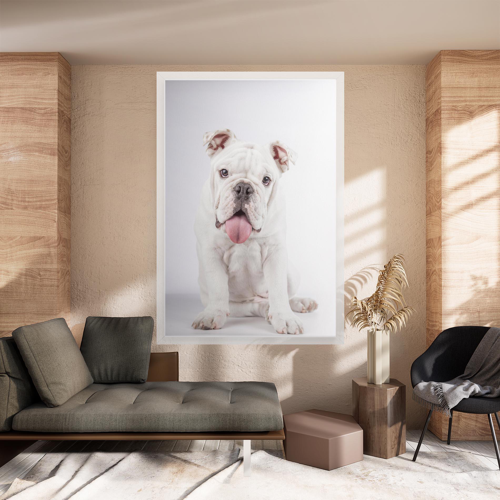 Tablou Canvas English Bulldog mockup 8