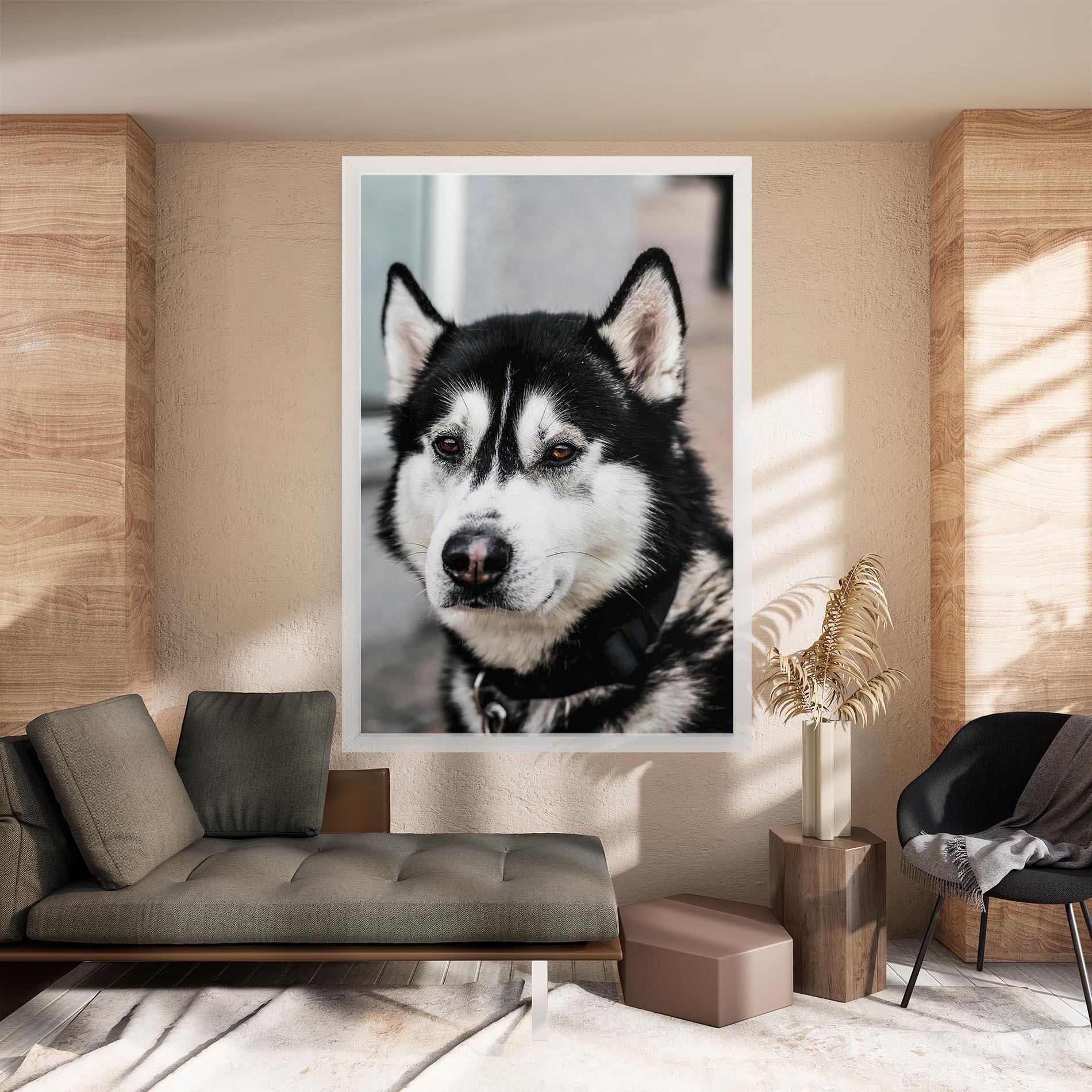 Tablou Canvas Husky Dog mockup 8