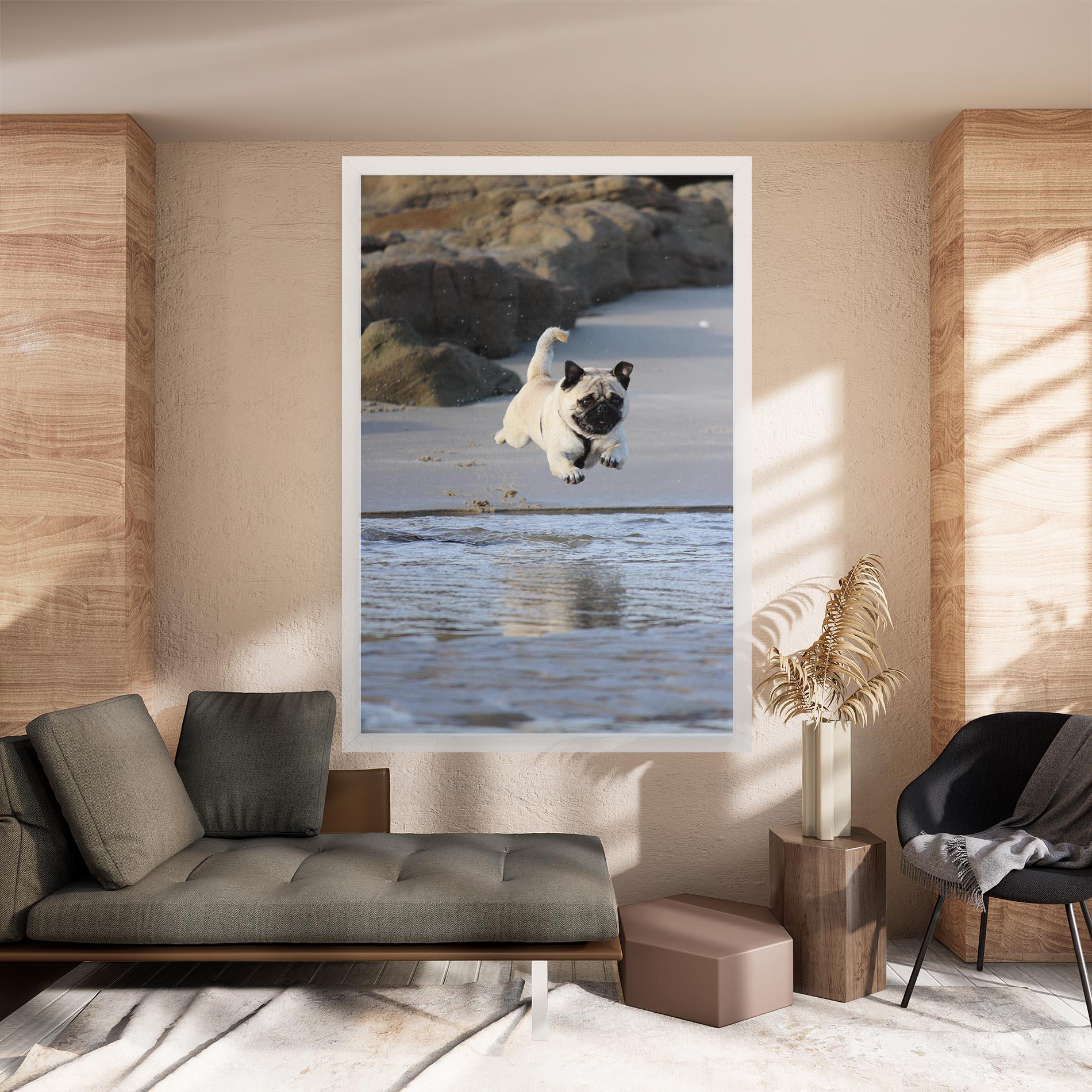 Tablou Canvas Water Pug mockup 8