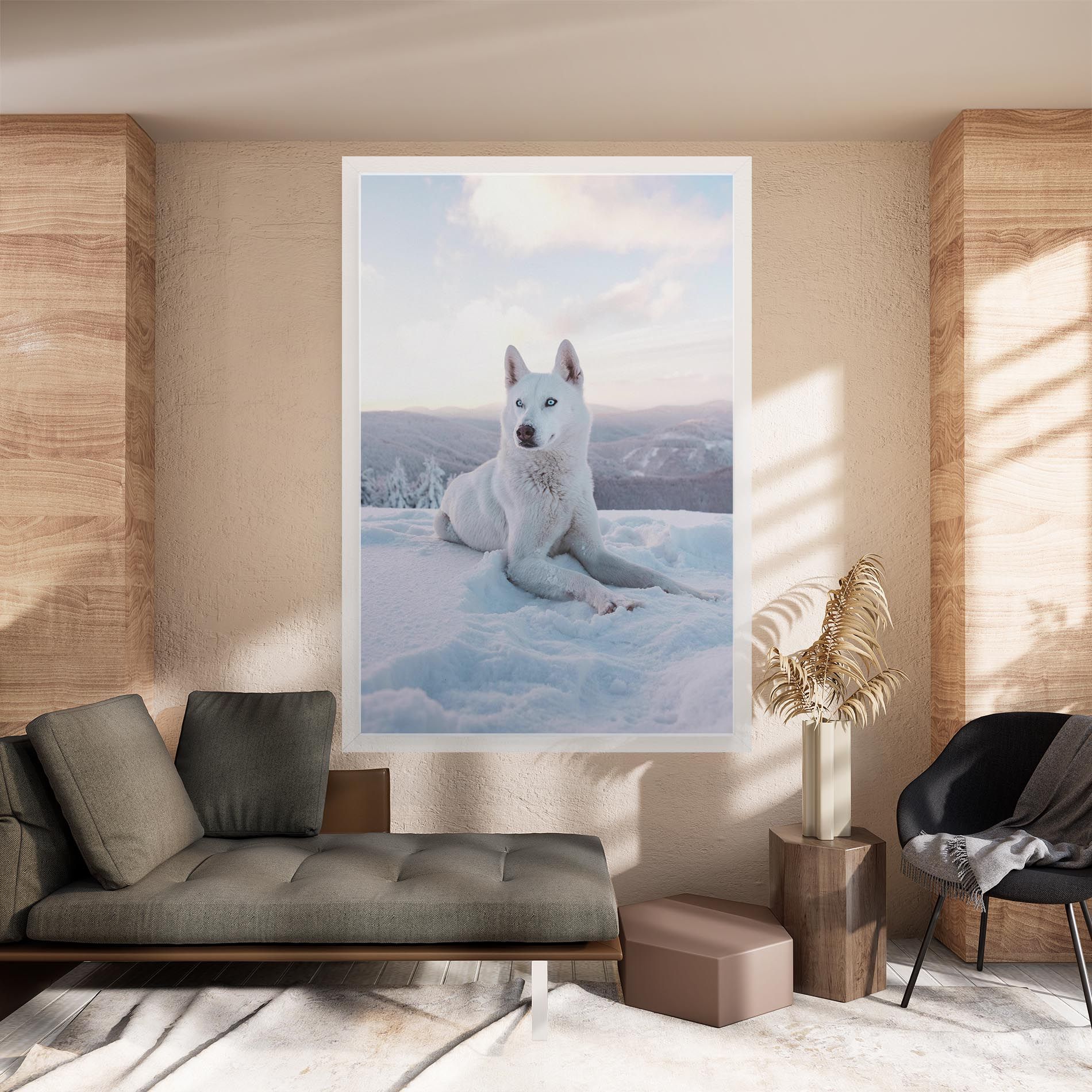 White Husky mockup 8