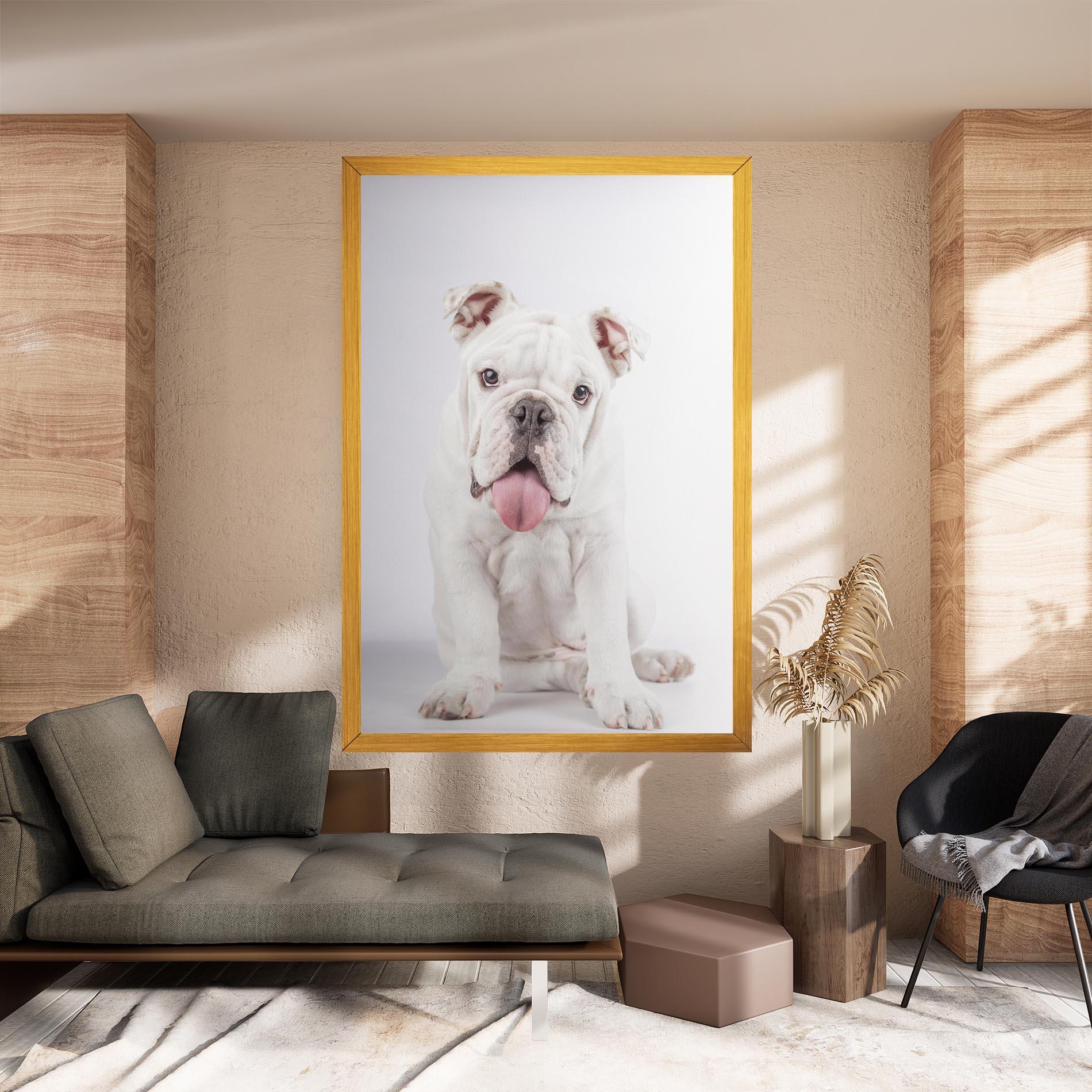 Tablou Canvas English Bulldog mockup 8