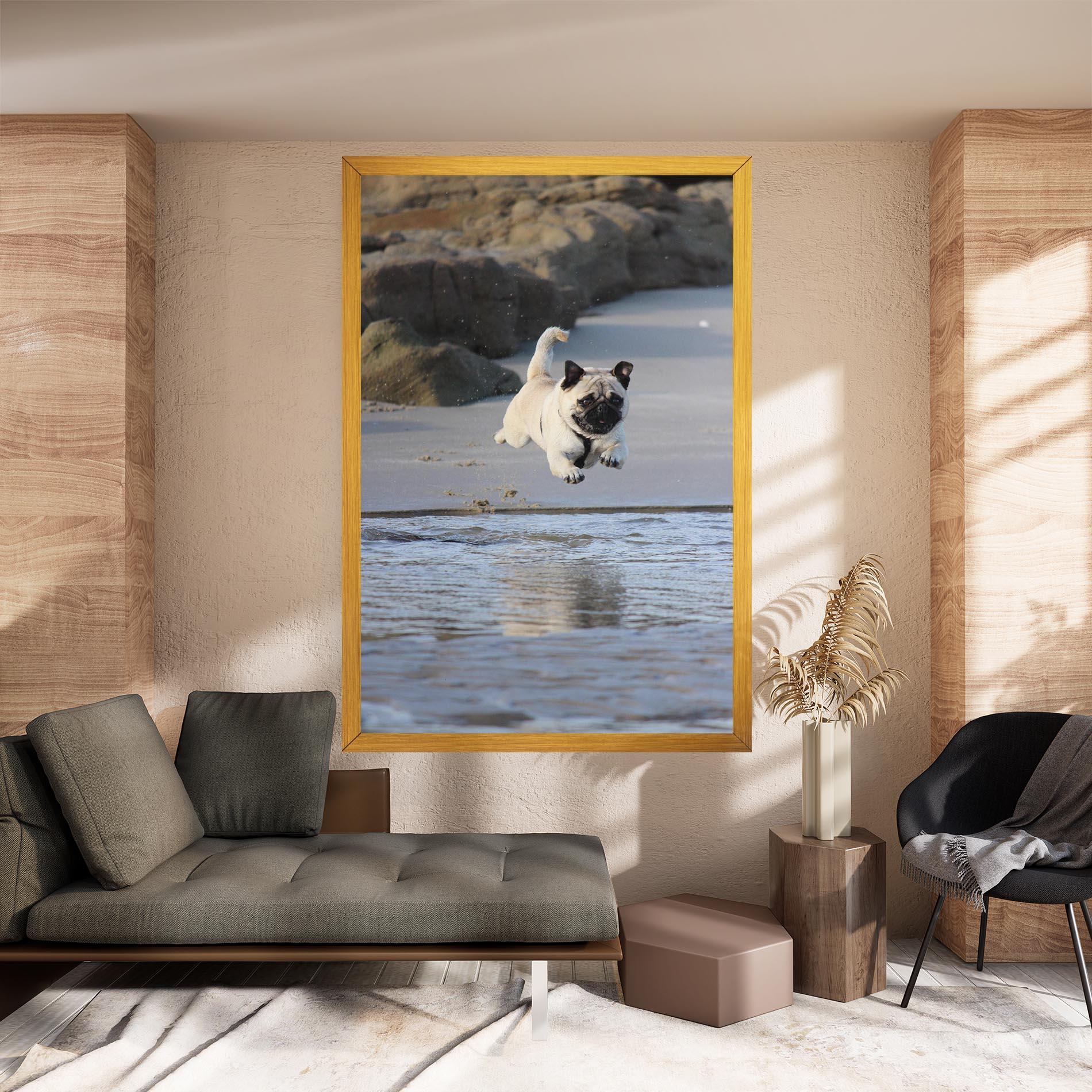 Tablou Canvas Water Pug mockup 8