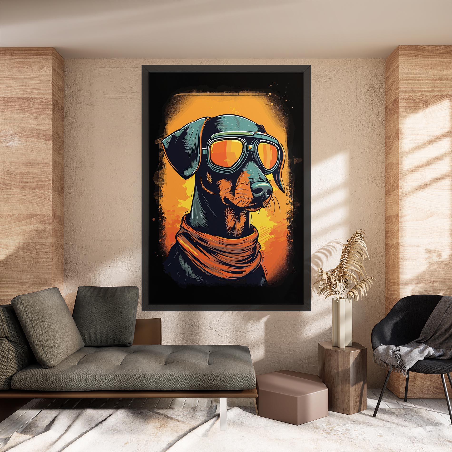 Tablou Canvas Cool Dog mockup 8