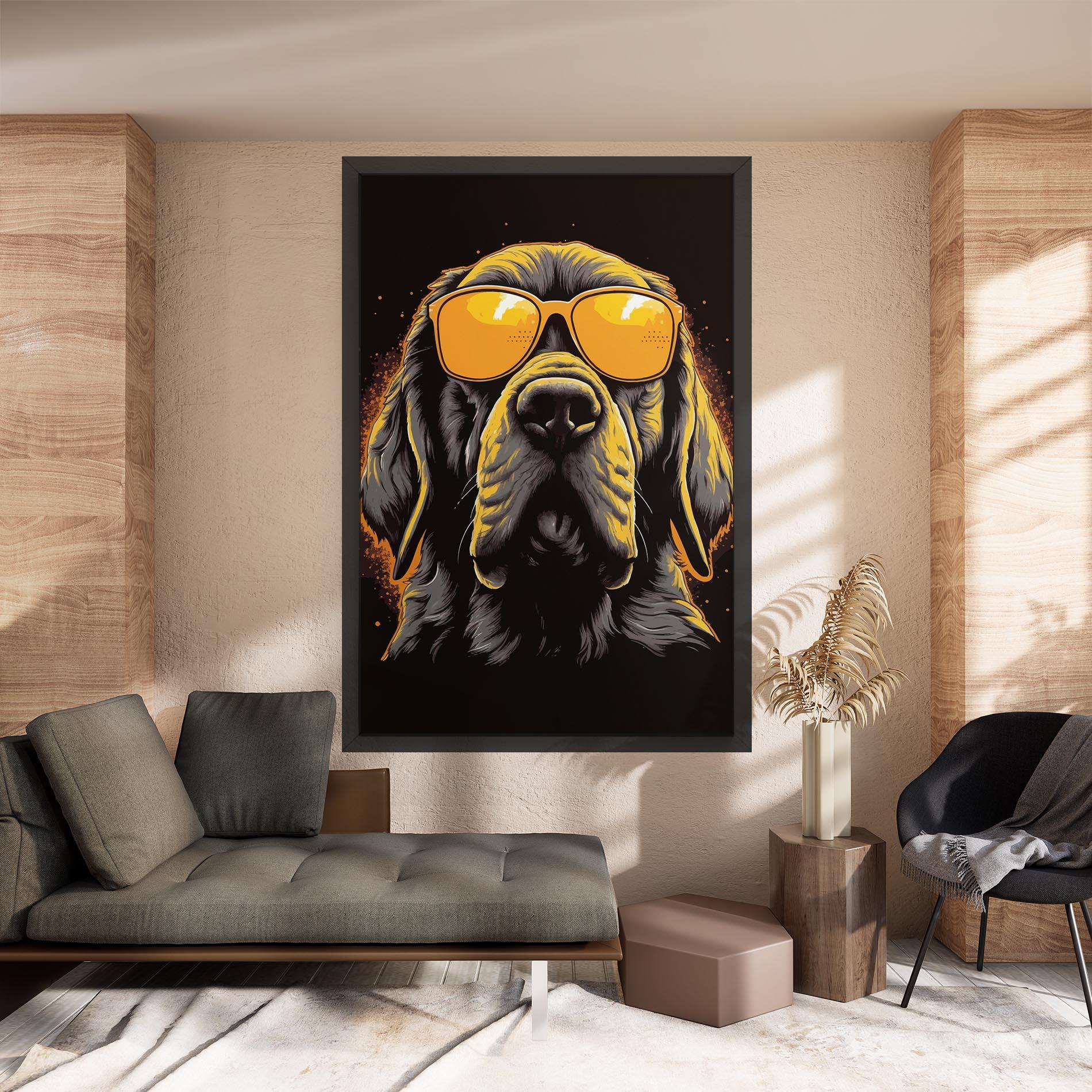 Tablou Canvas Coolest Dog mockup 8