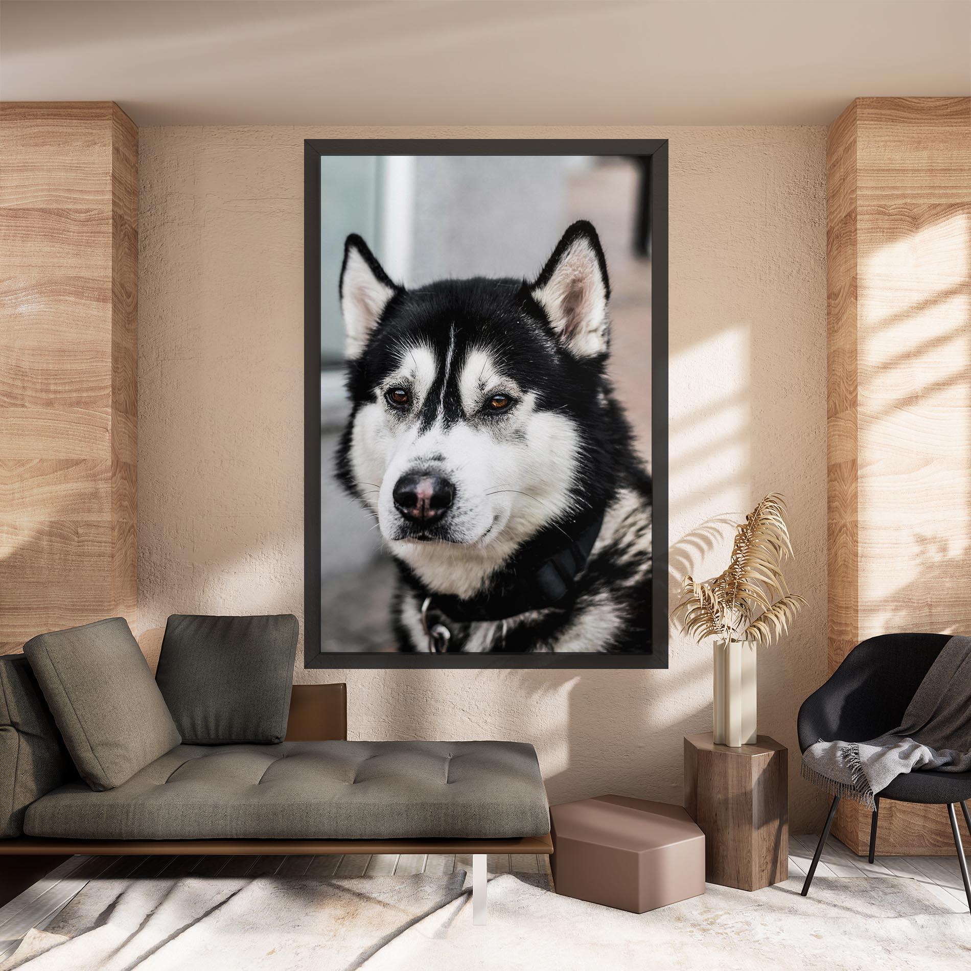 Tablou Canvas Husky Dog mockup 8