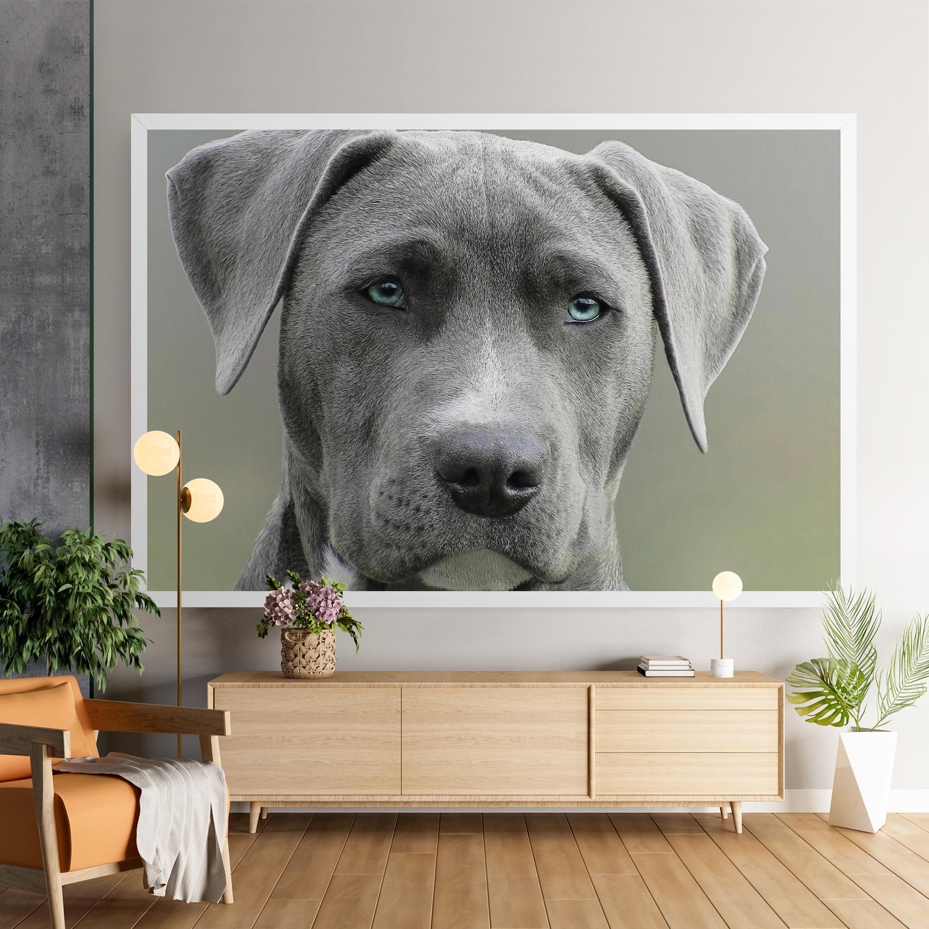 Tablou Canvas Blue Eyes Dog mockup 9