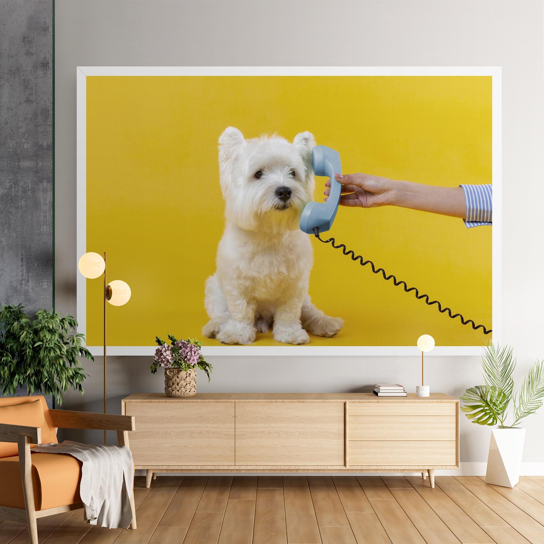 Tablou Canvas Cute Little Dog mockup 9