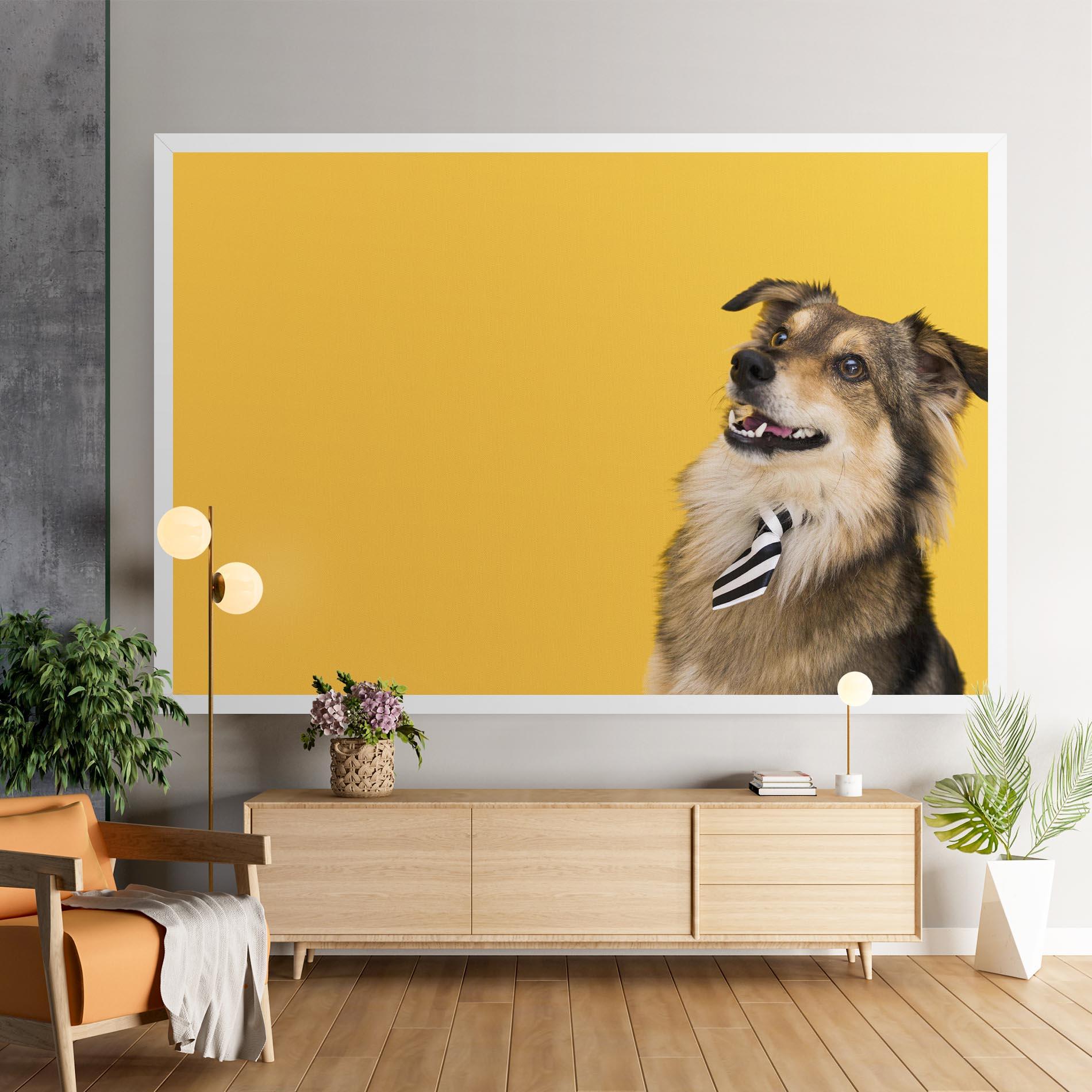 Tablou Canvas Cute Smiling Dog mockup 9