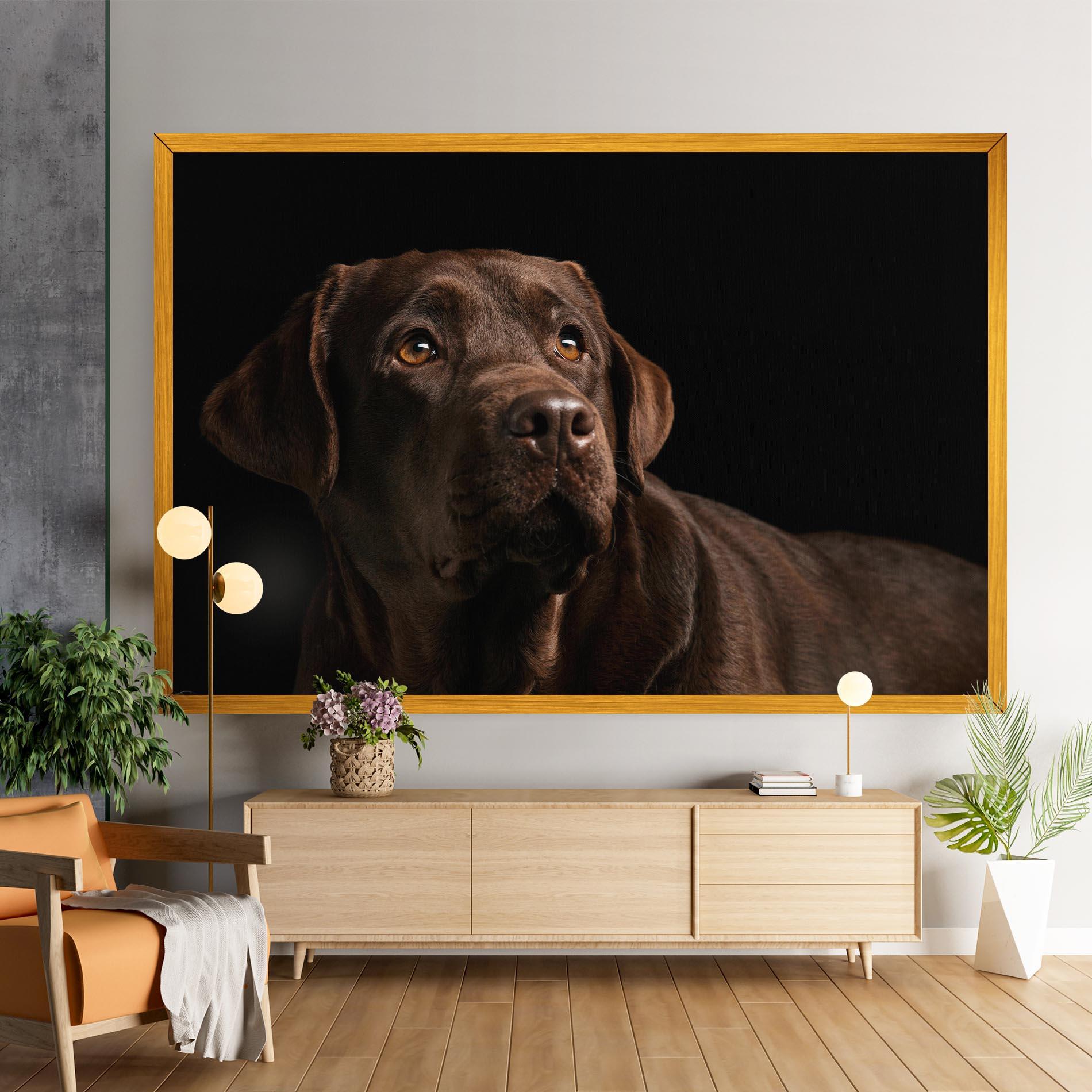 Tablou Canvas Brown Labrador mockup 9