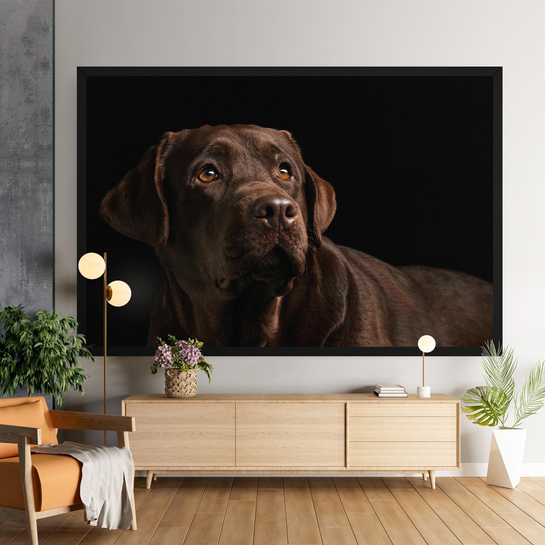 Tablou Canvas Brown Labrador mockup 9