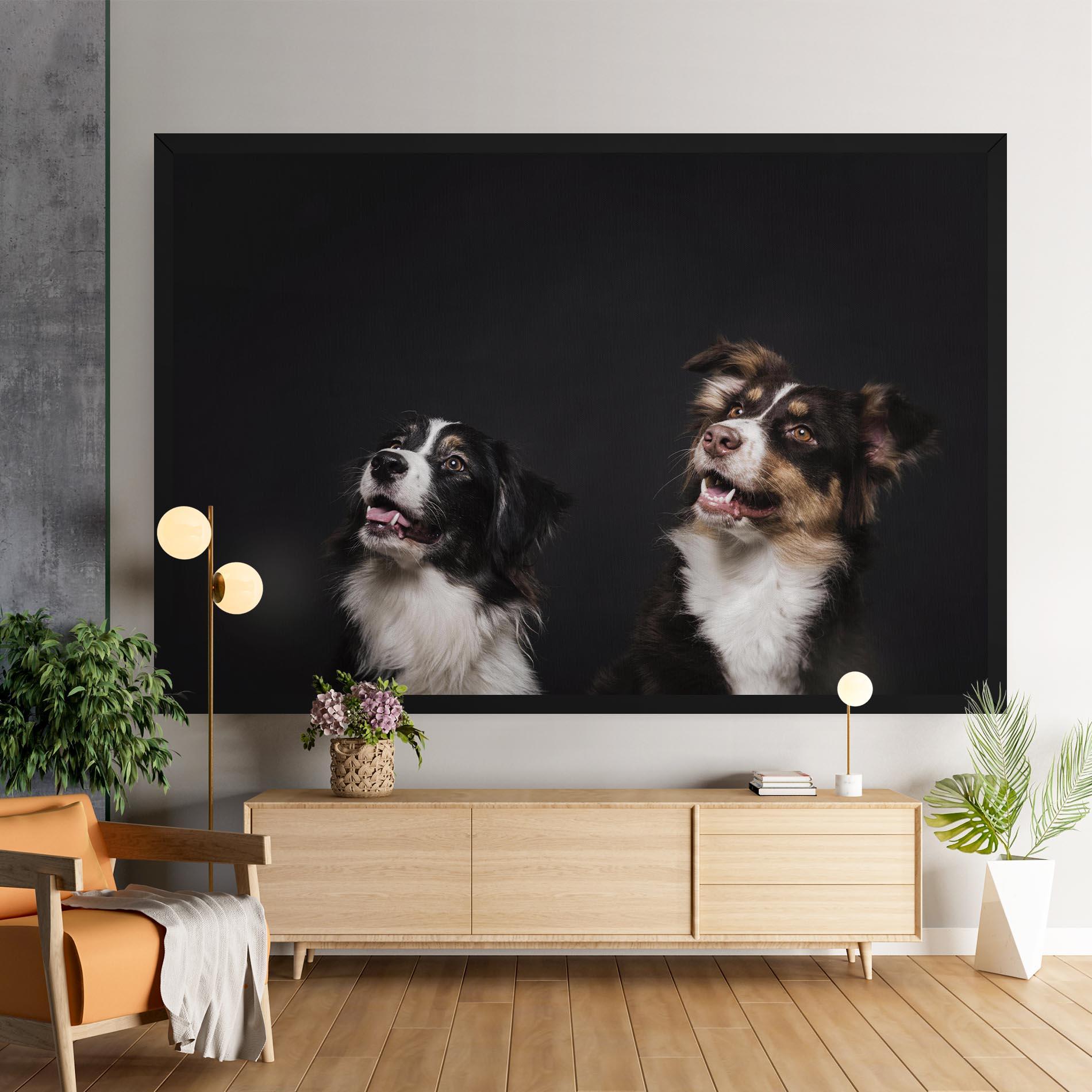 Tablou Canvas Cute Dogs Standing mockup 9