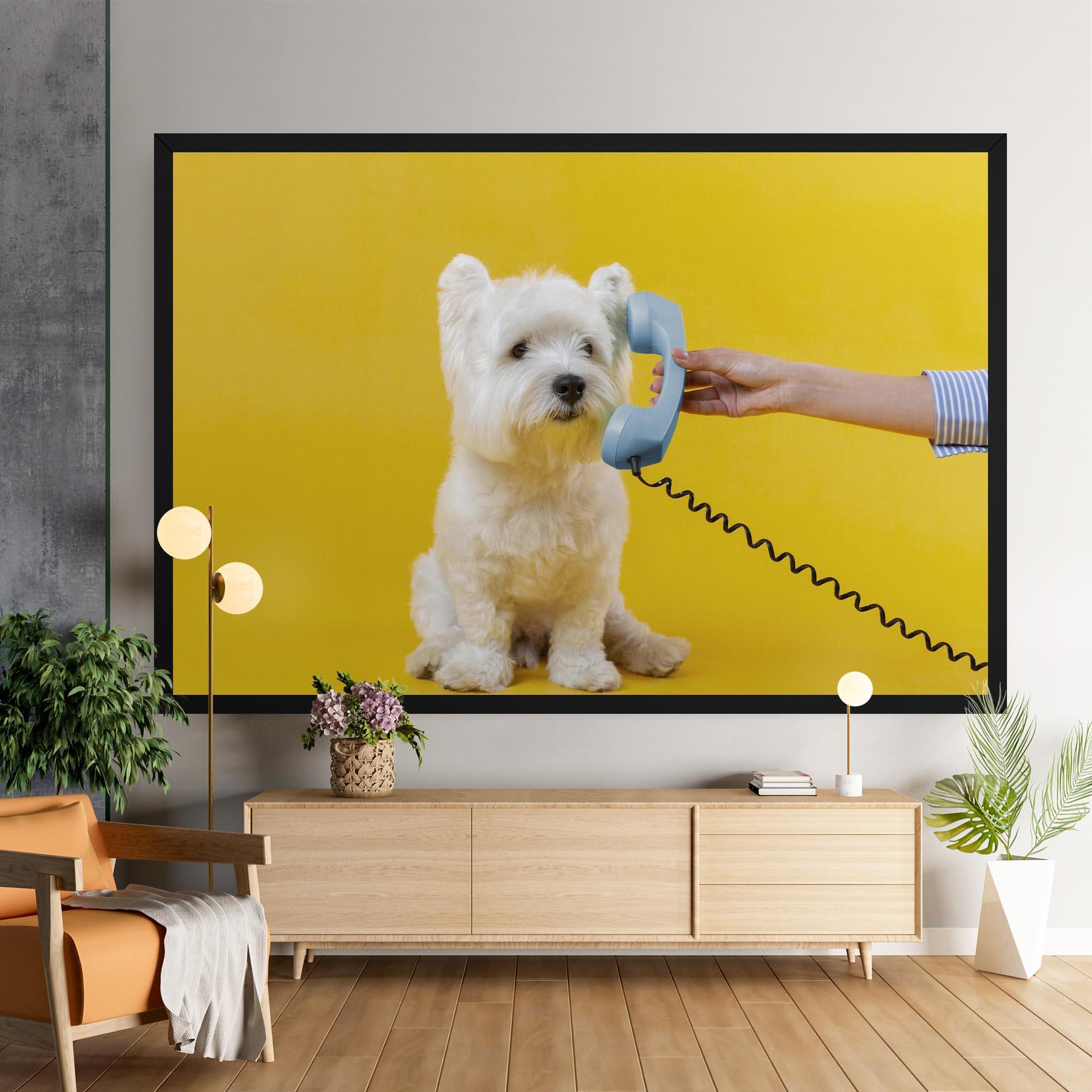 Tablou Canvas Cute Little Dog mockup 9