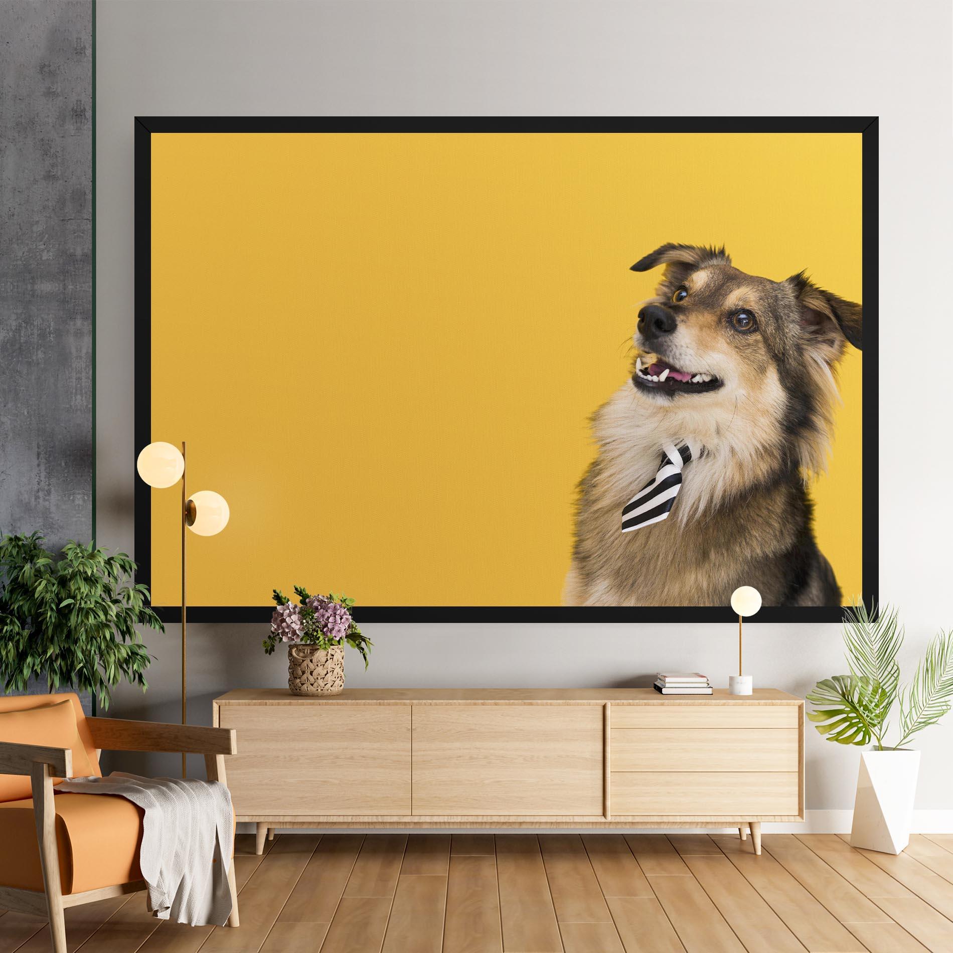 Tablou Canvas Cute Smiling Dog mockup 9
