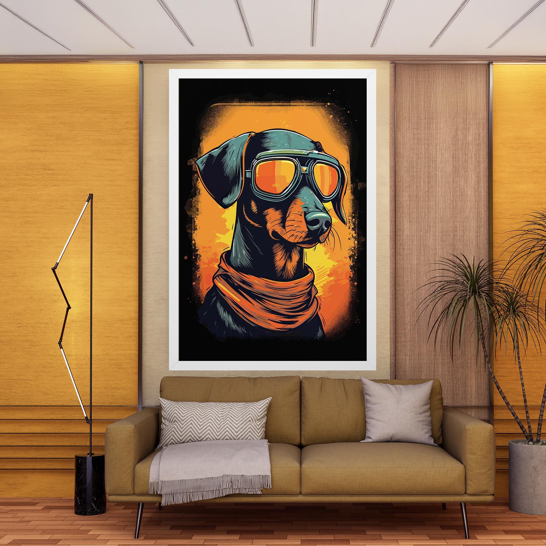 Tablou Canvas Cool Dog mockup 9