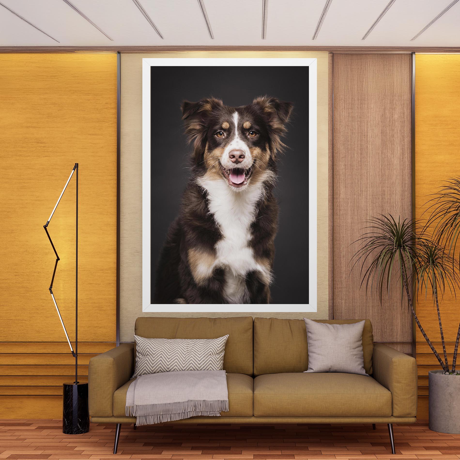 Tablou Canvas Cute Dog Sitting mockup 9