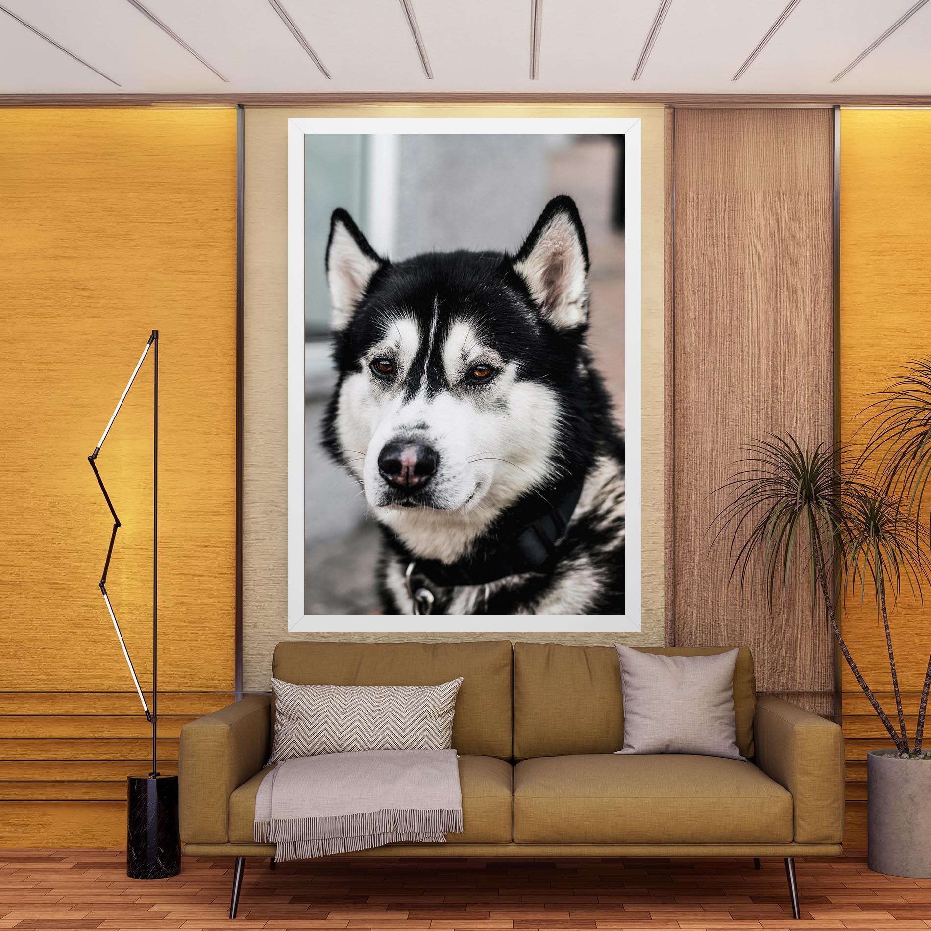 Tablou Canvas Husky Dog mockup 9
