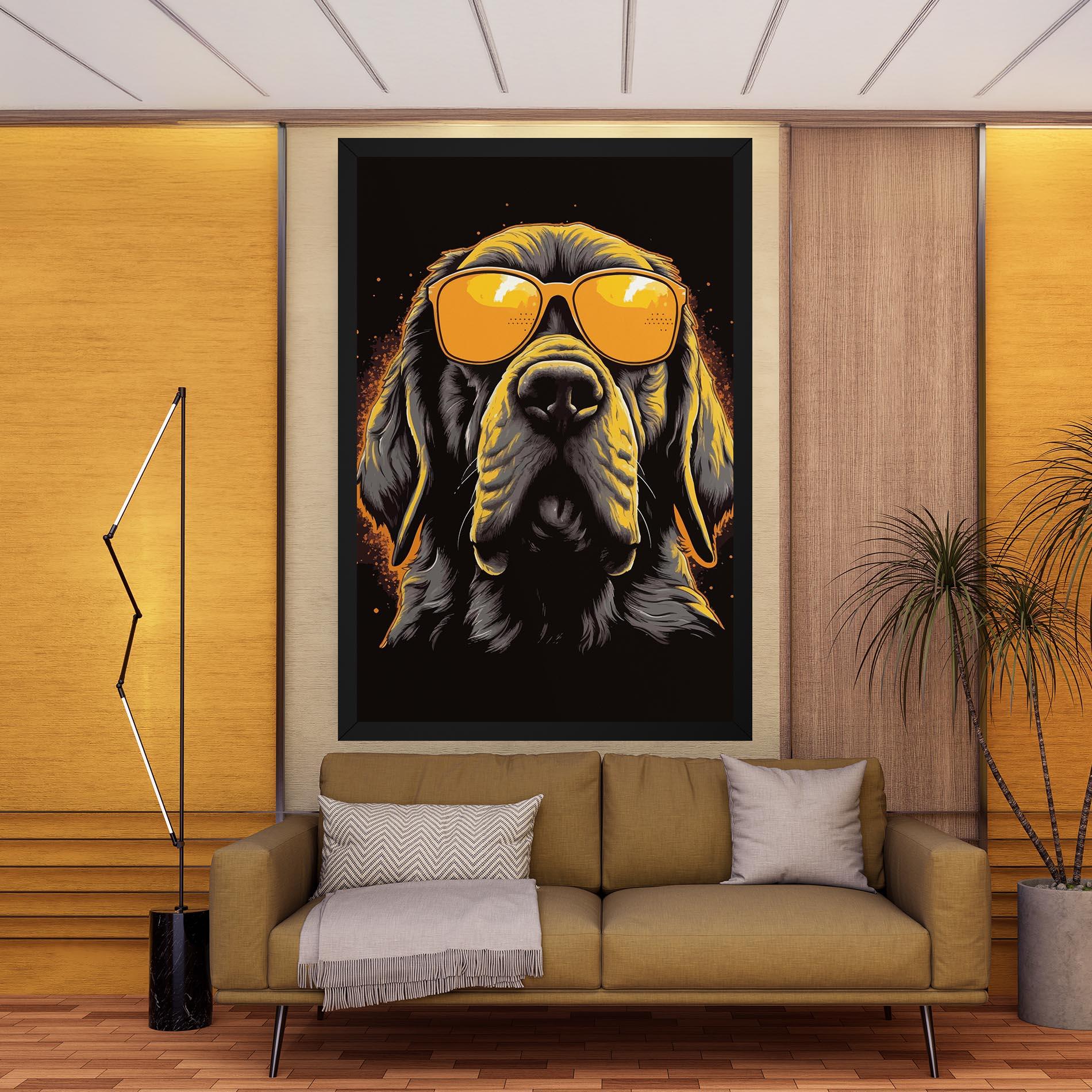 Tablou Canvas Coolest Dog mockup 9