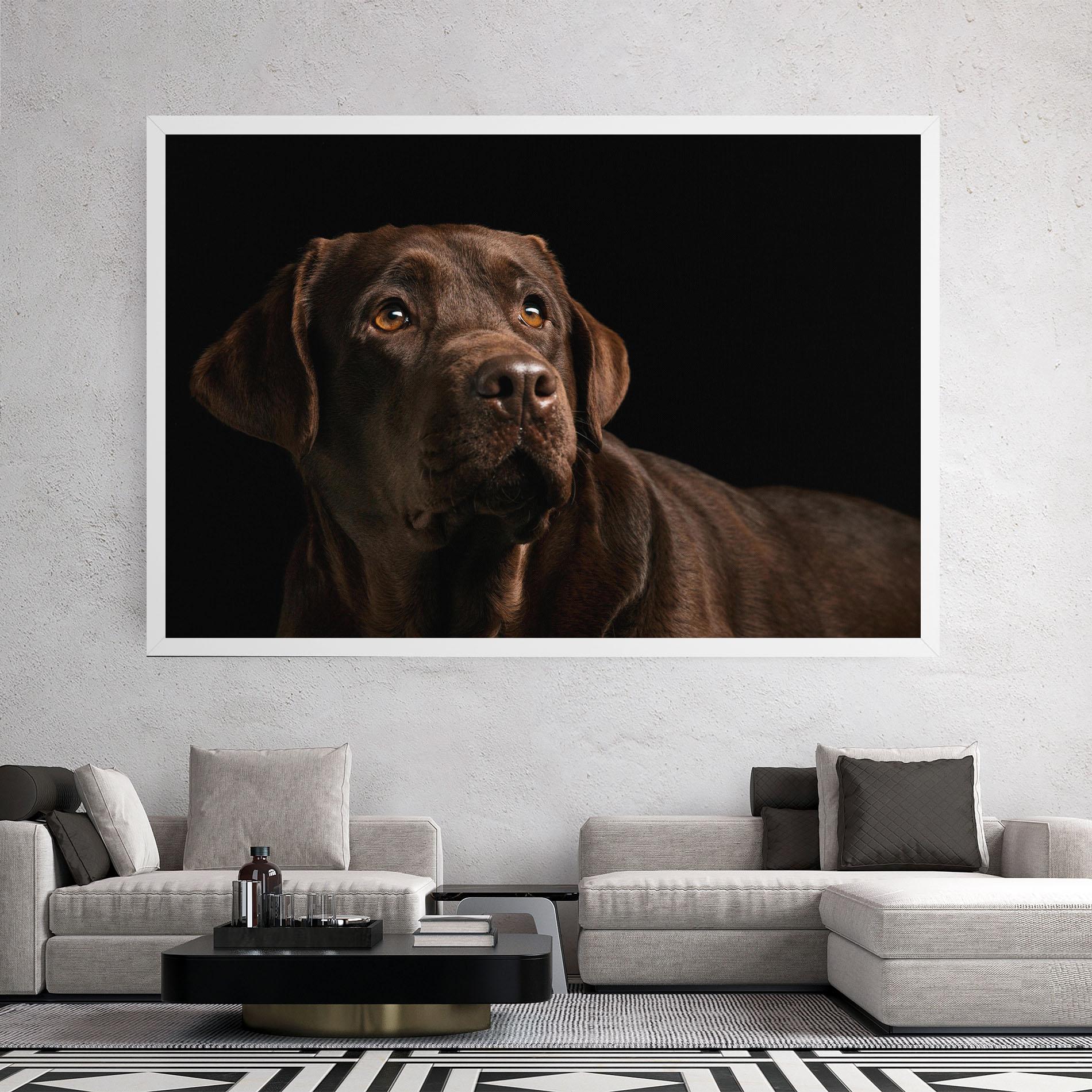 Tablou Canvas Brown Labrador mockup 2