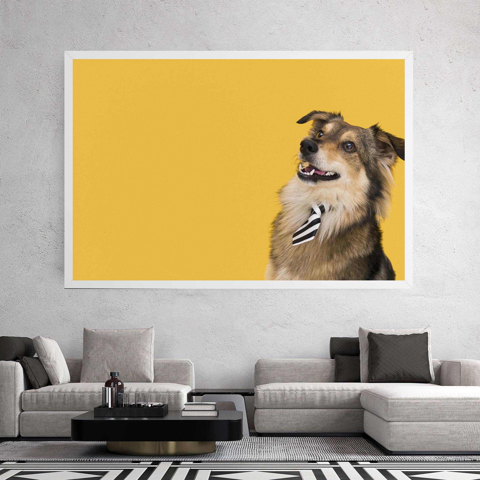 Tablou Canvas Cute Smiling Dog mockup 2