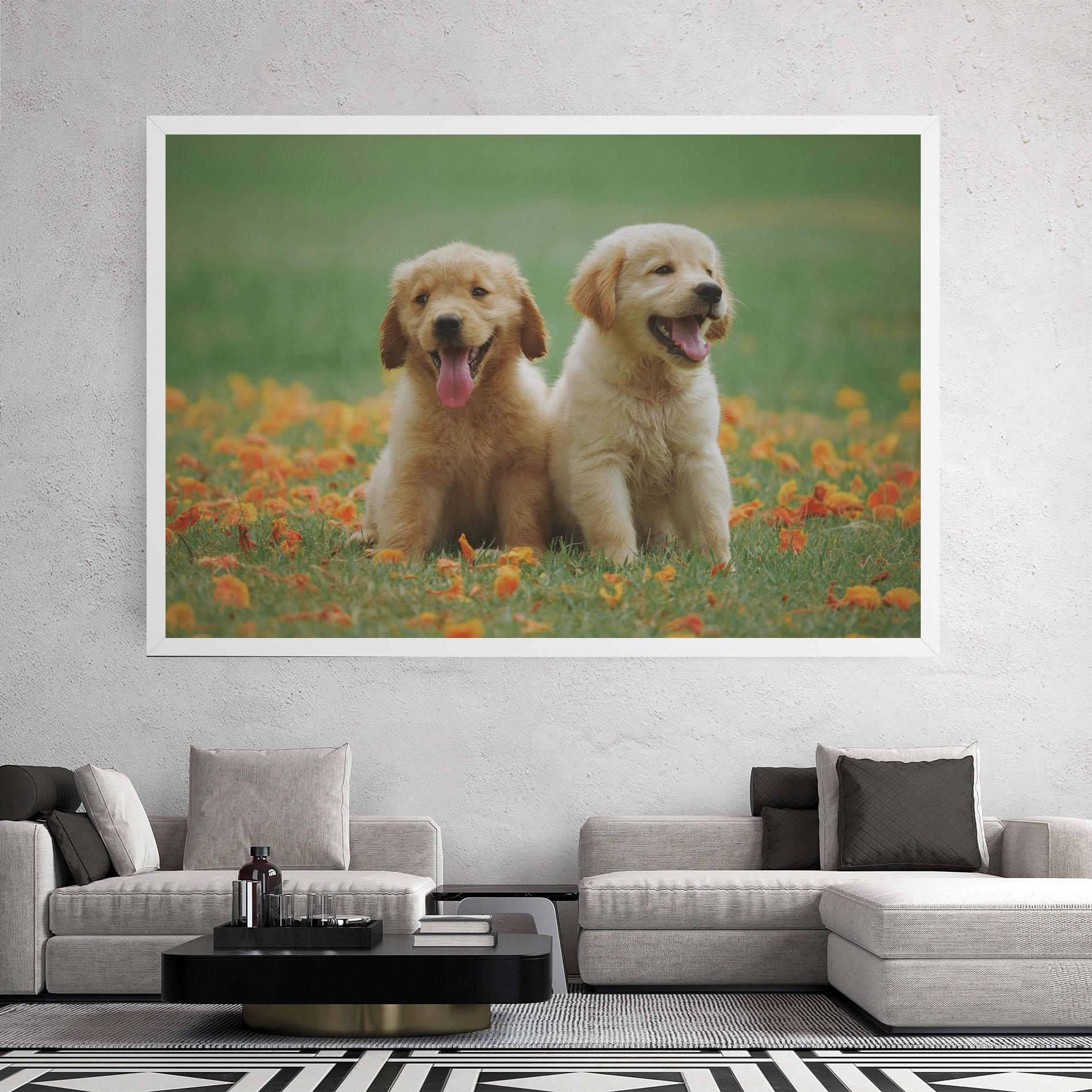 Tablou Canvas Happy Dogs mockup 2