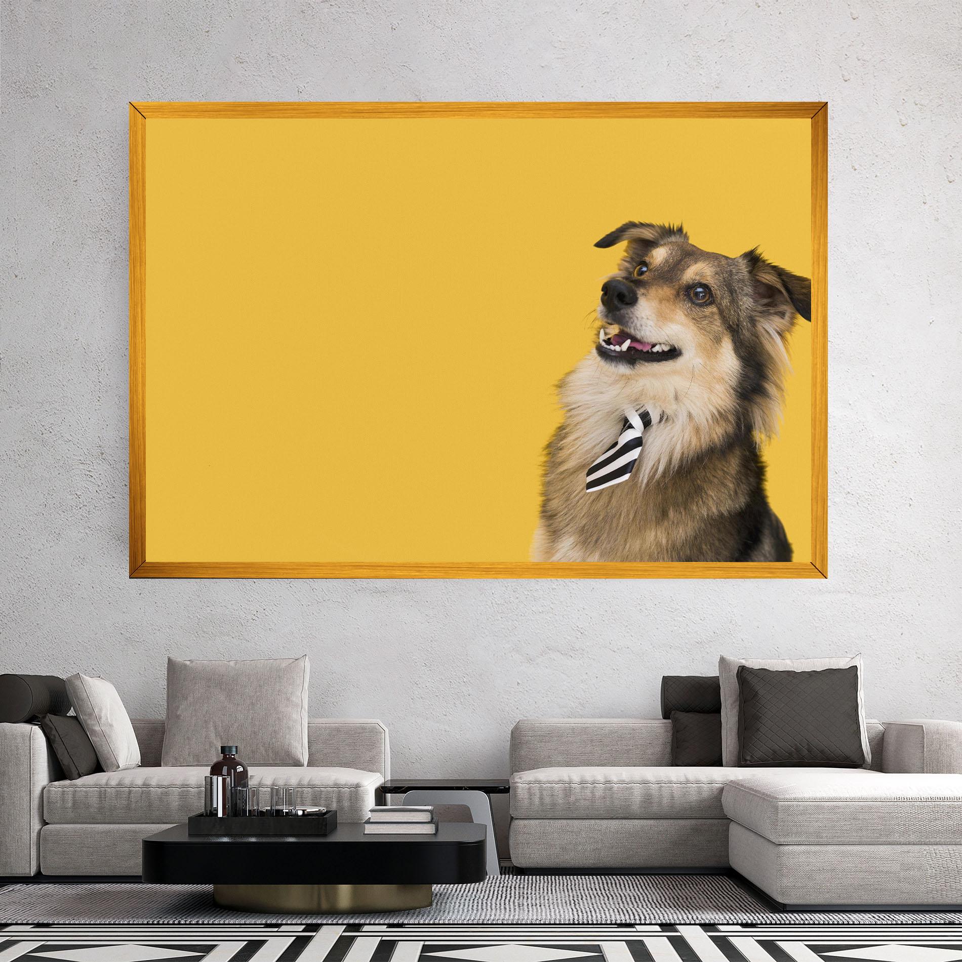Tablou Canvas Cute Smiling Dog mockup 2