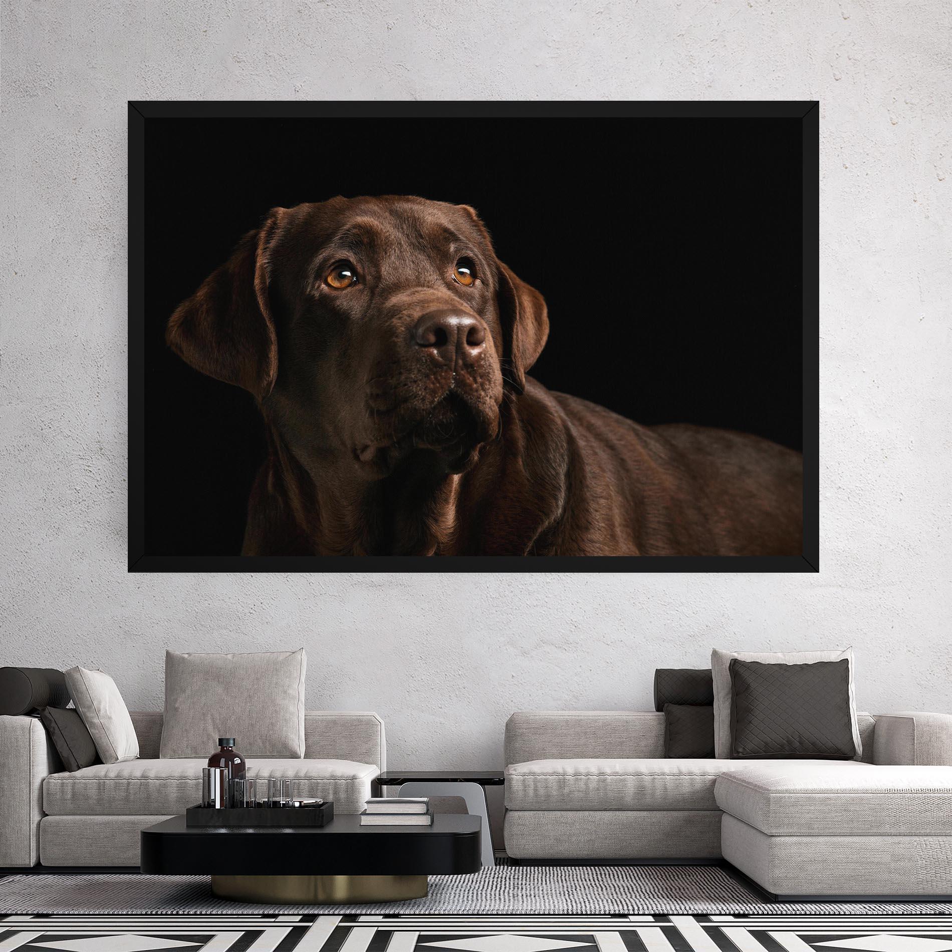Tablou Canvas Brown Labrador mockup 2