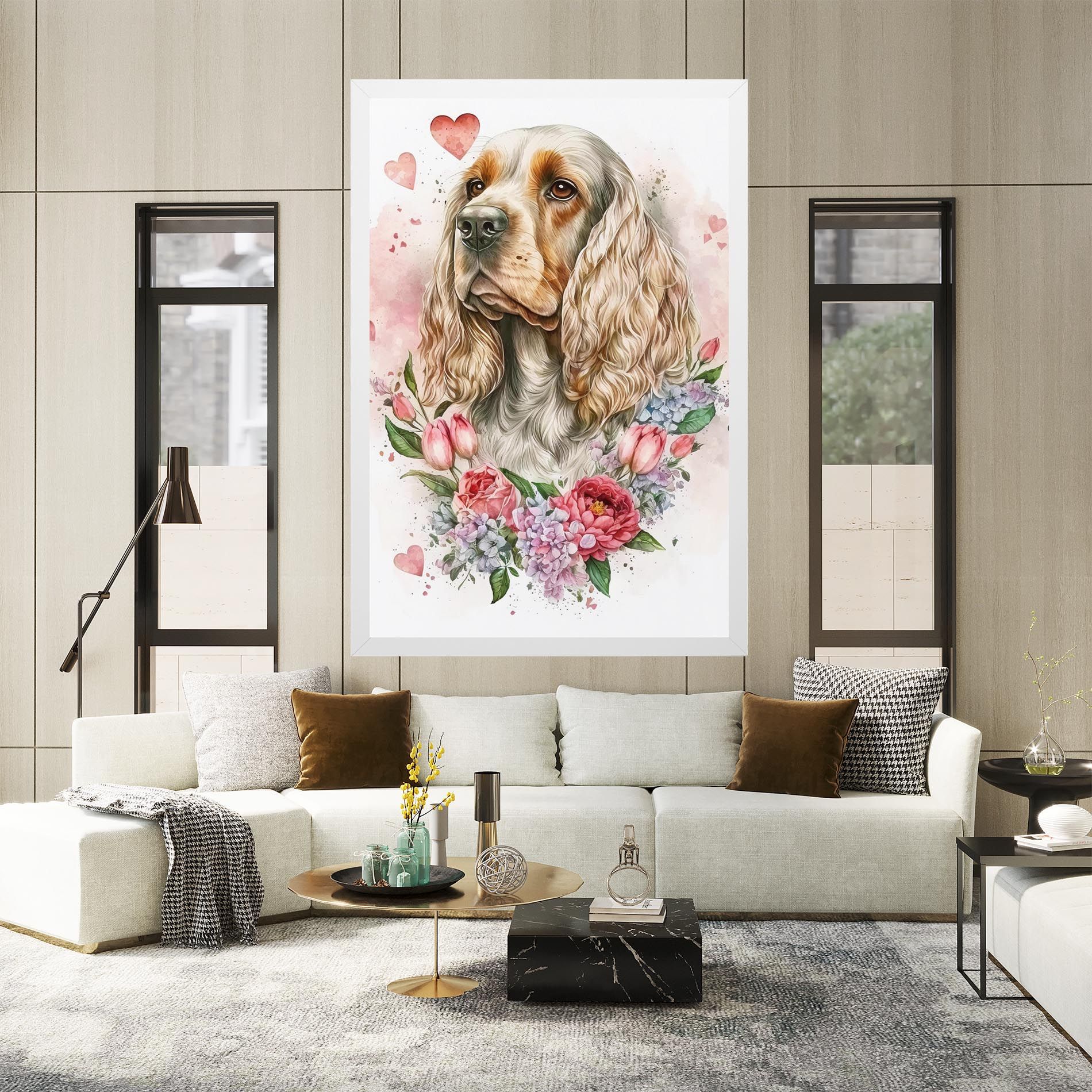 Cute Little Cocker mockup 2