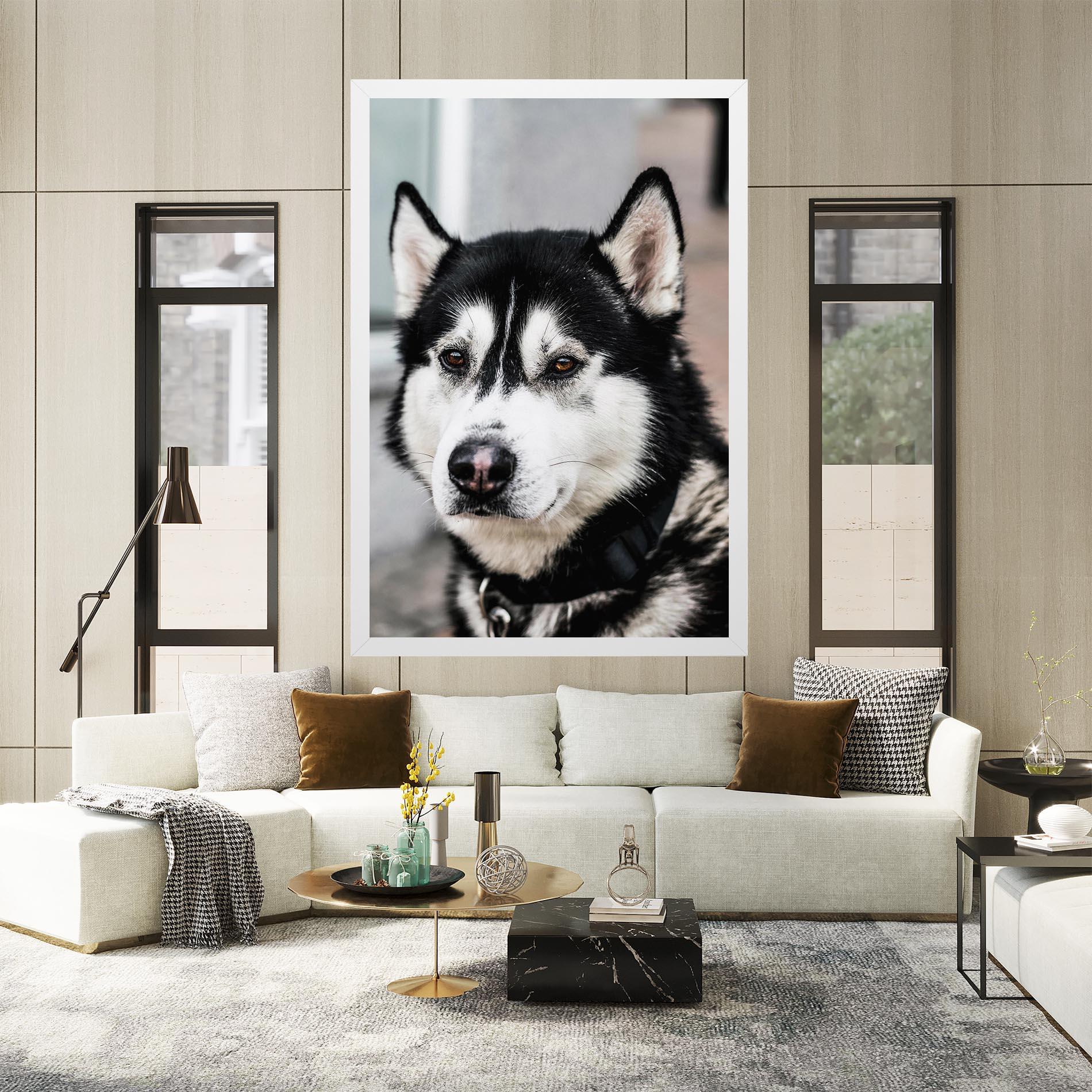 Tablou Canvas Husky Dog mockup 2