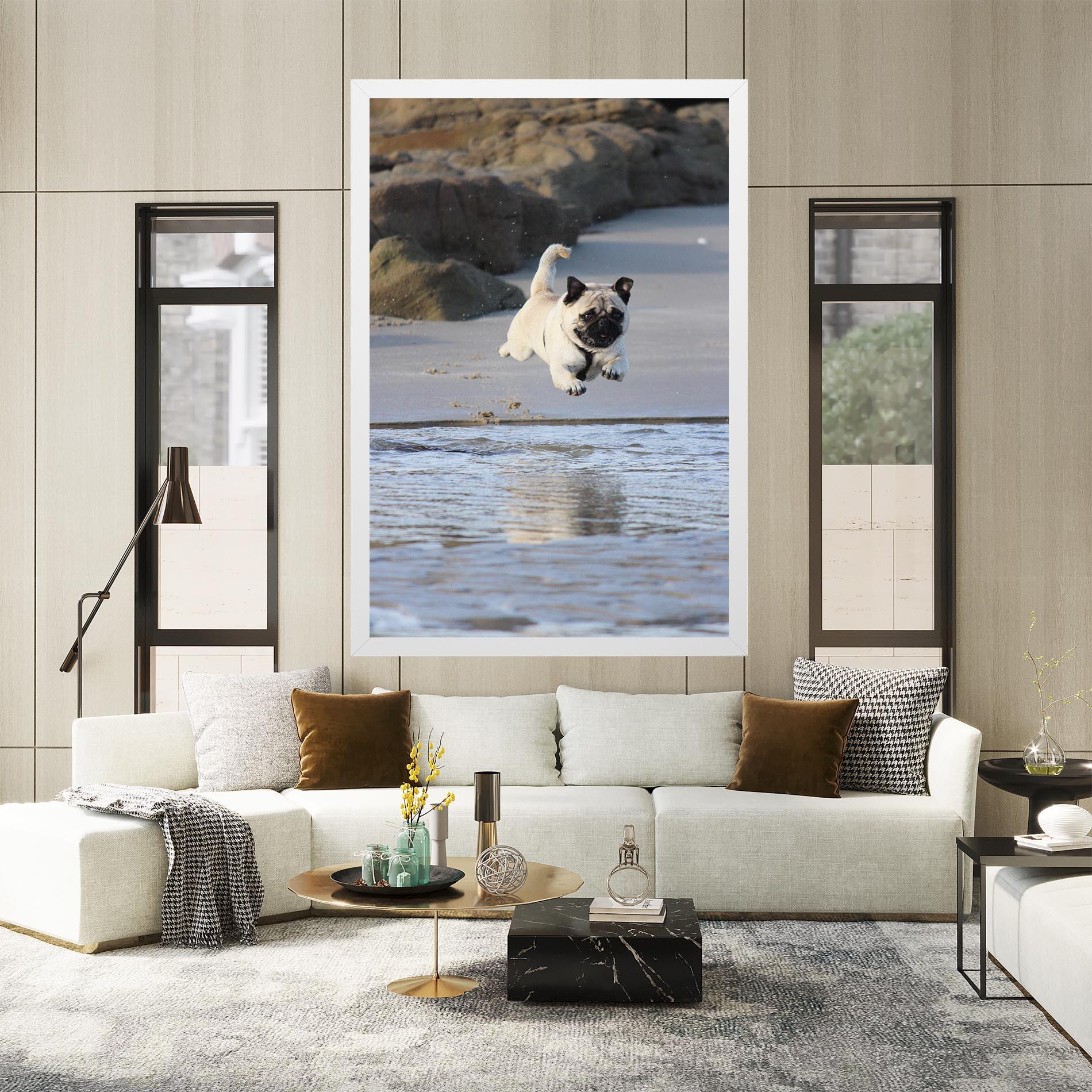 Tablou Canvas Water Pug mockup 2