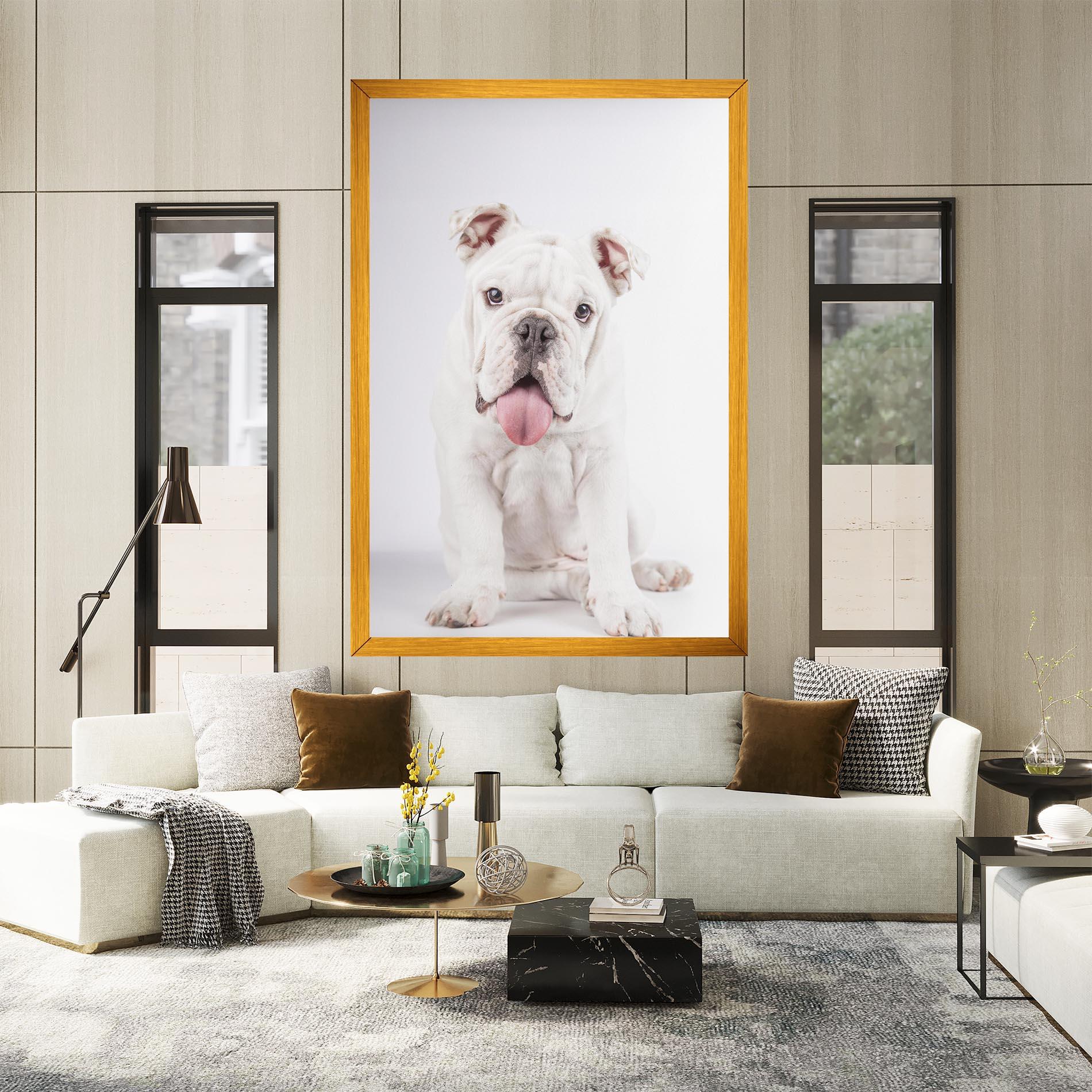 Tablou Canvas English Bulldog mockup 2