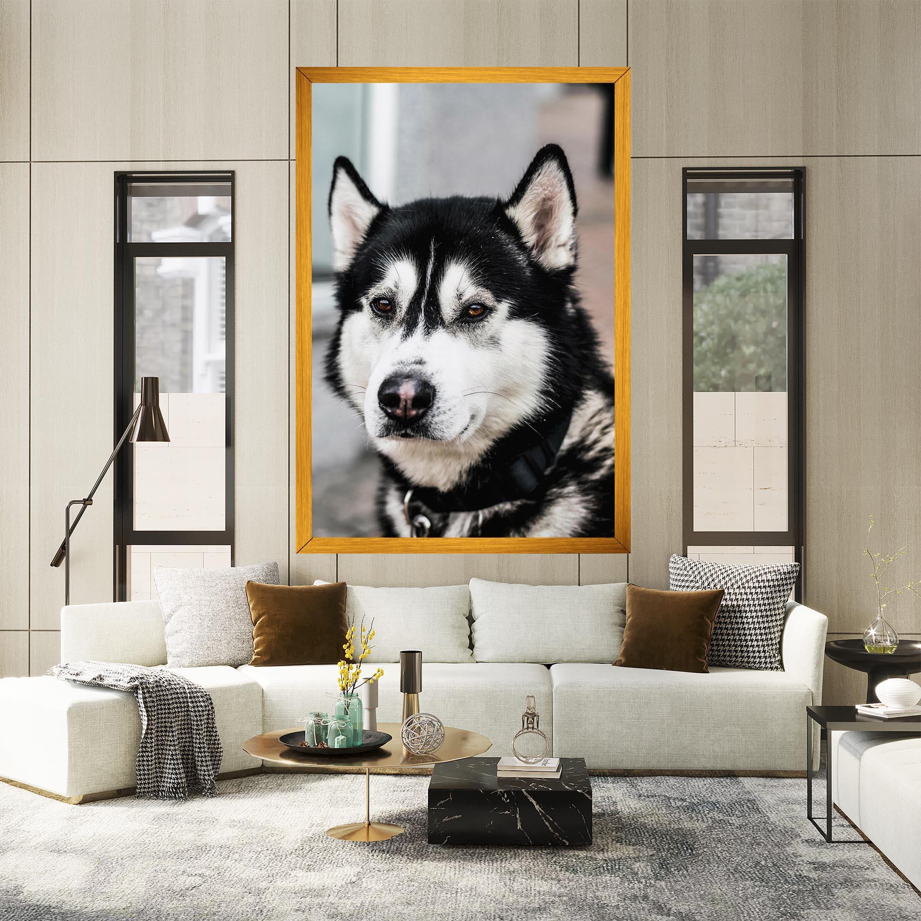 Tablou Canvas Husky Dog mockup 2