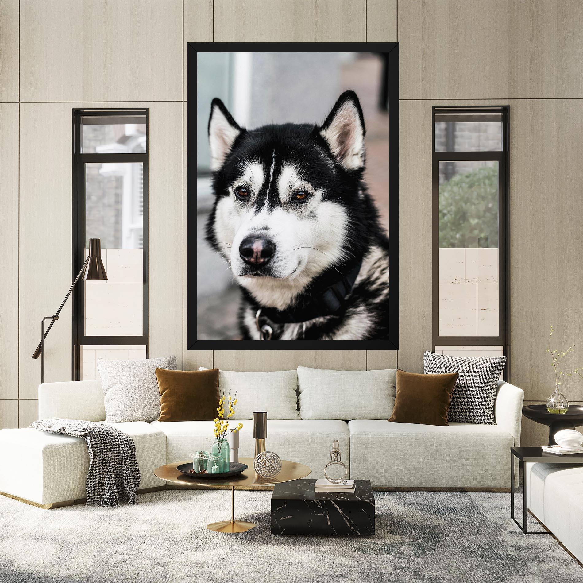 Tablou Canvas Husky Dog mockup 2