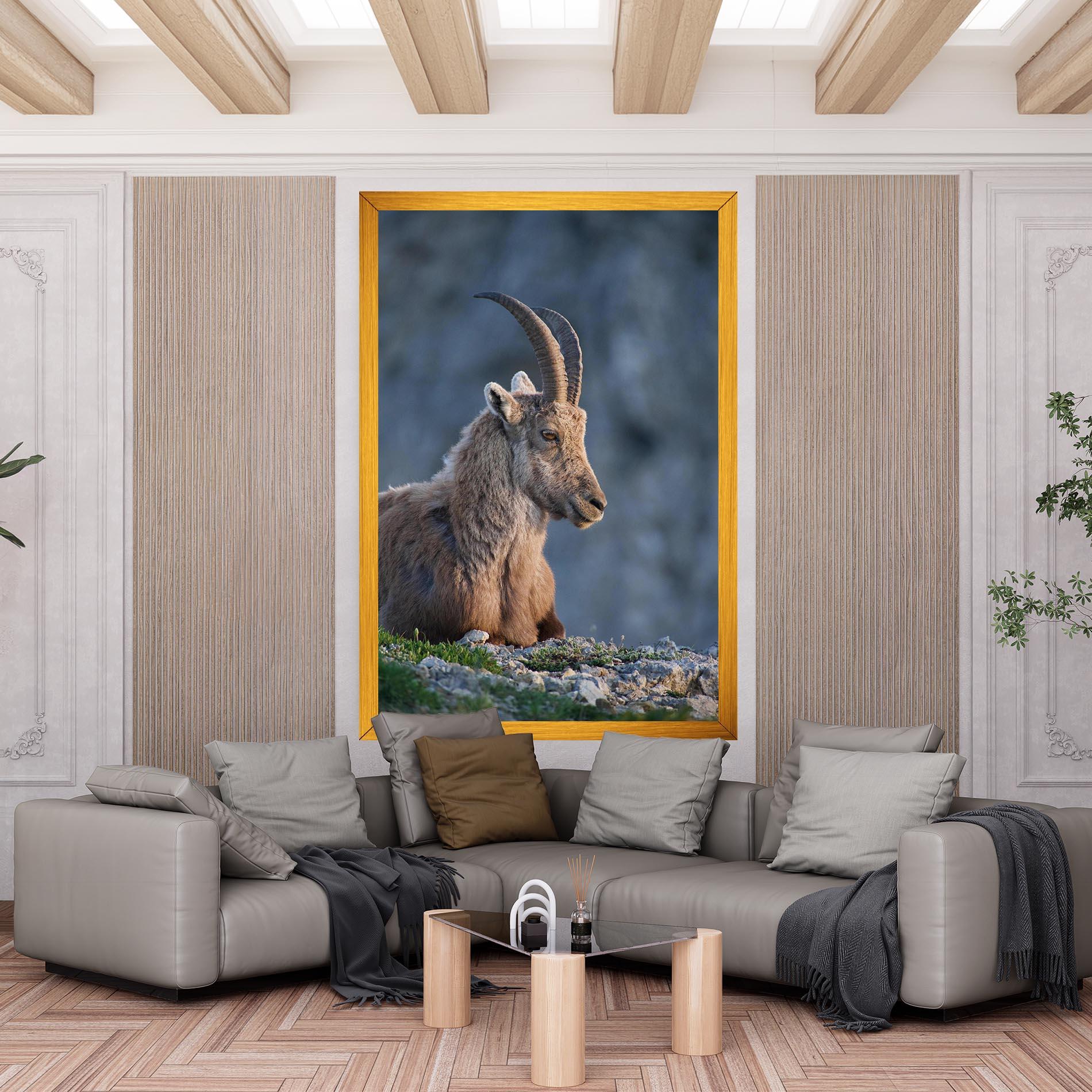 Tablou Canvas Mountain Goat mockup 6