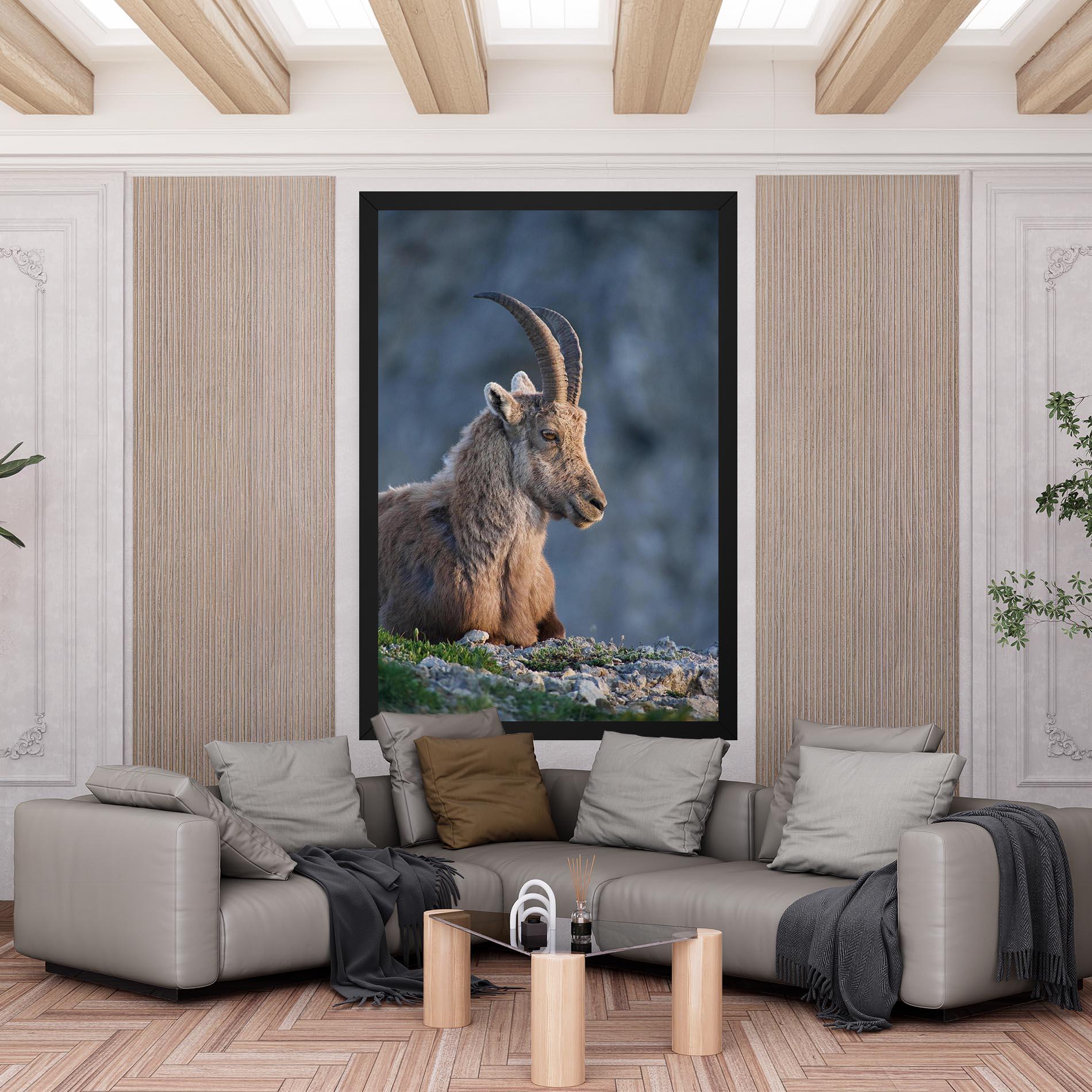 Tablou Canvas Mountain Goat mockup 6