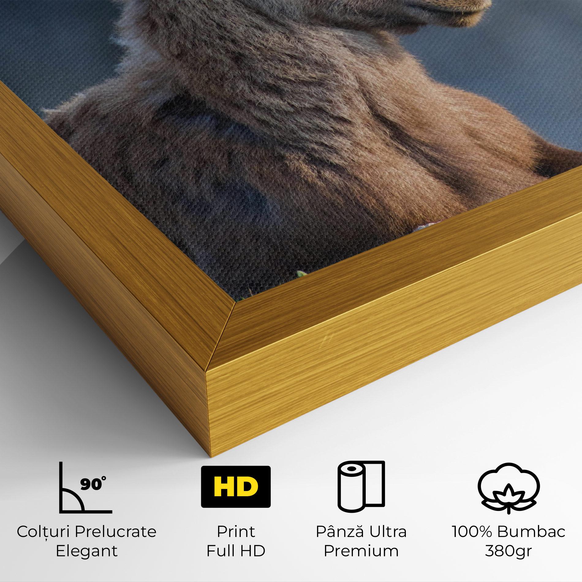 Tablou Canvas Mountain Goat mockup 4