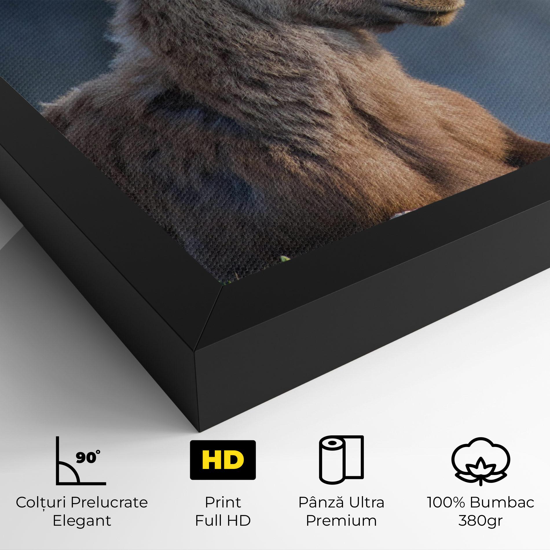Tablou Canvas Mountain Goat mockup 4
