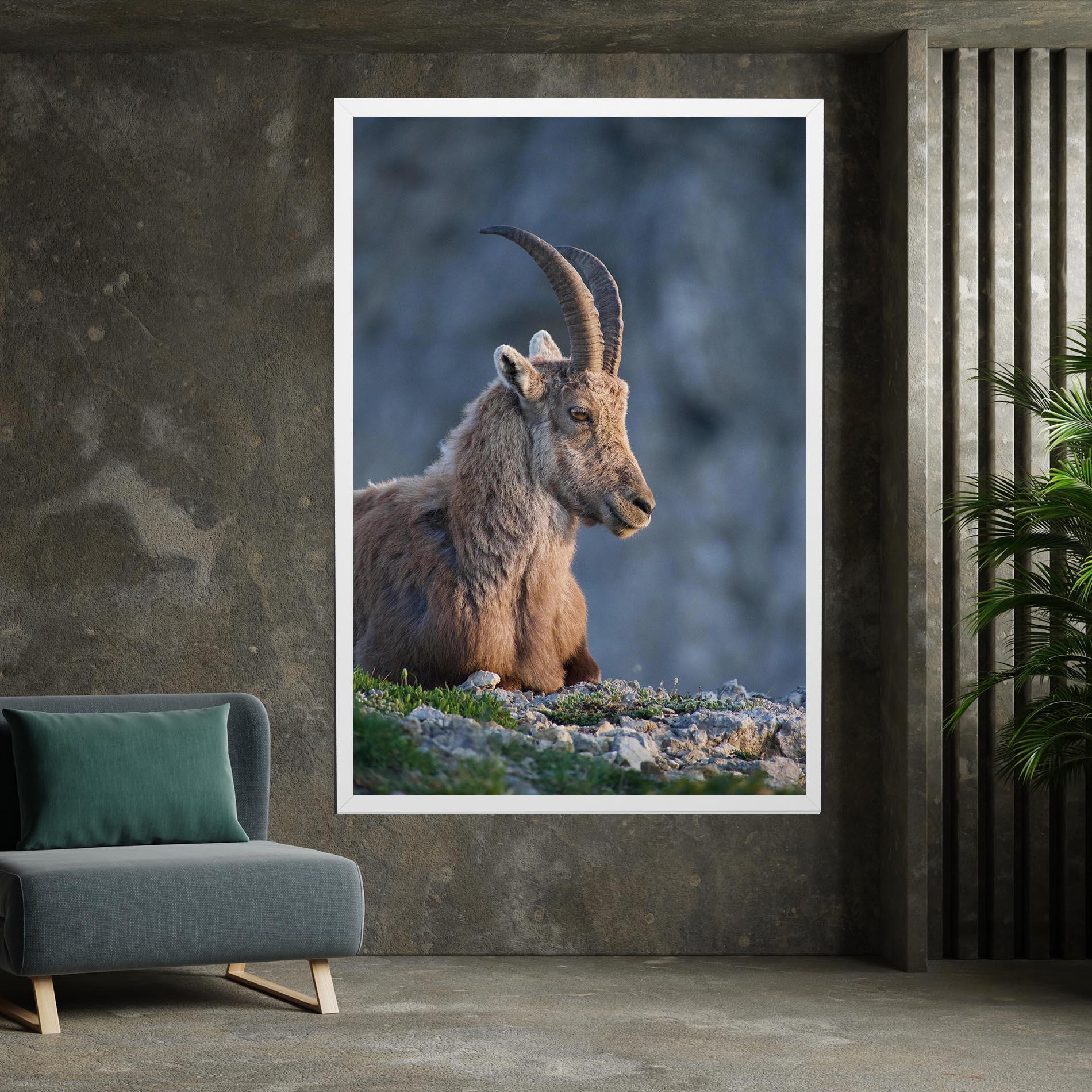 Tablou Canvas Mountain Goat mockup 7