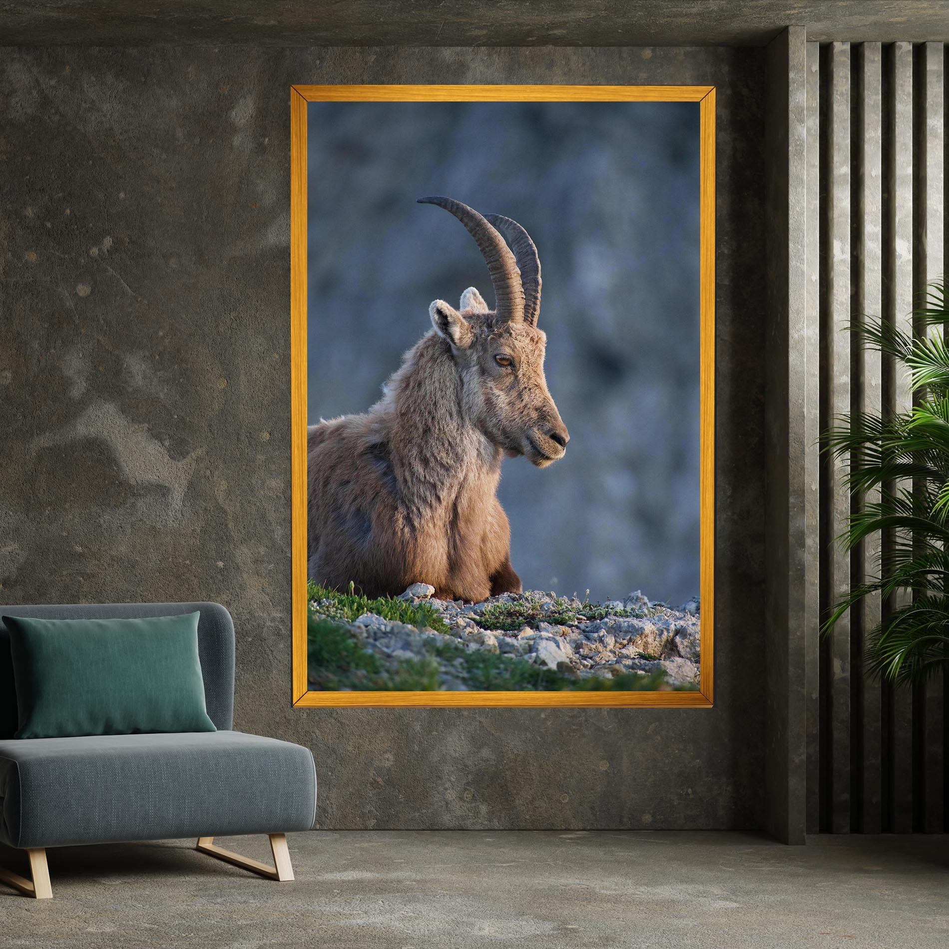 Tablou Canvas Mountain Goat mockup 7