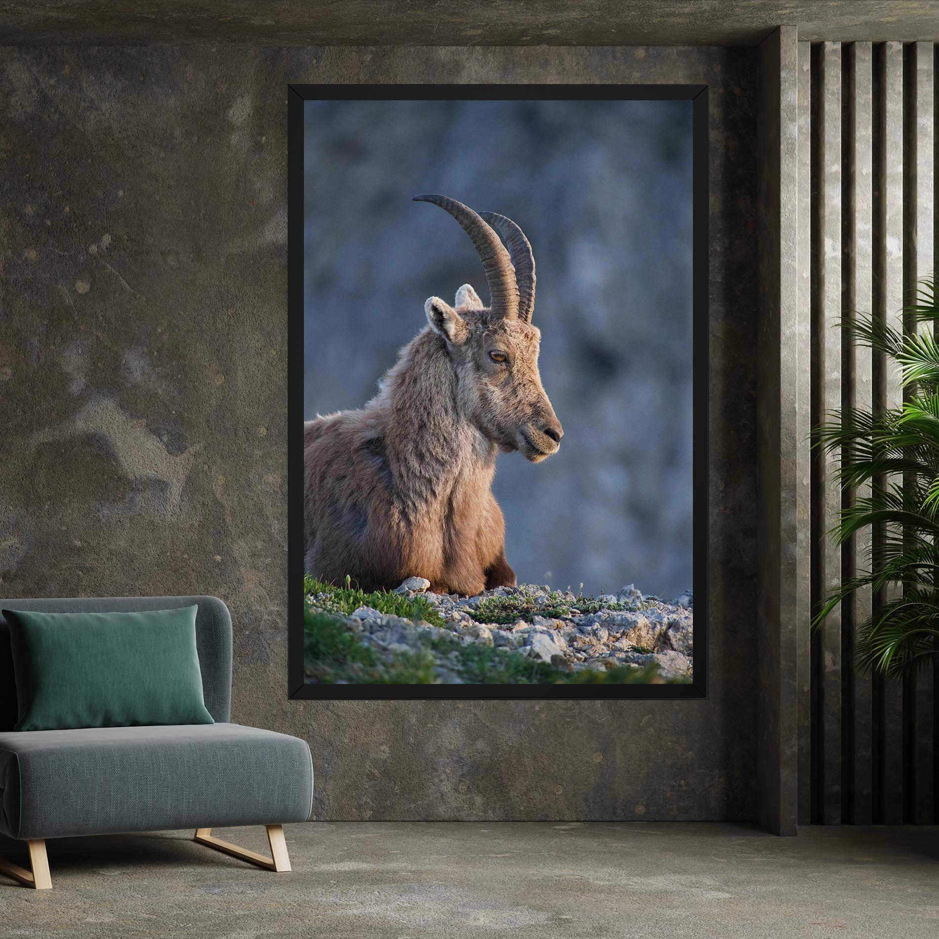 Tablou Canvas Mountain Goat mockup 7