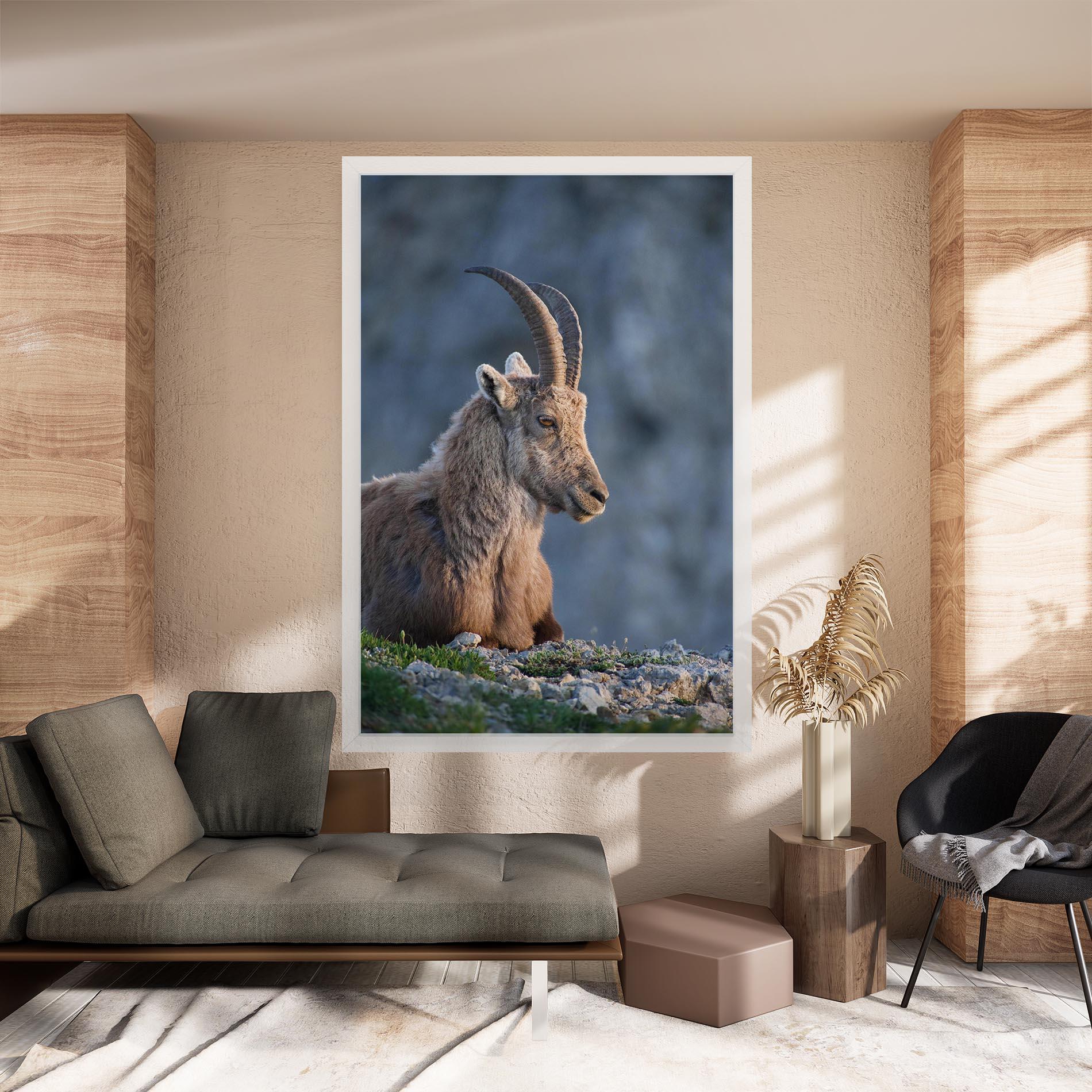 Tablou Canvas Mountain Goat mockup 8