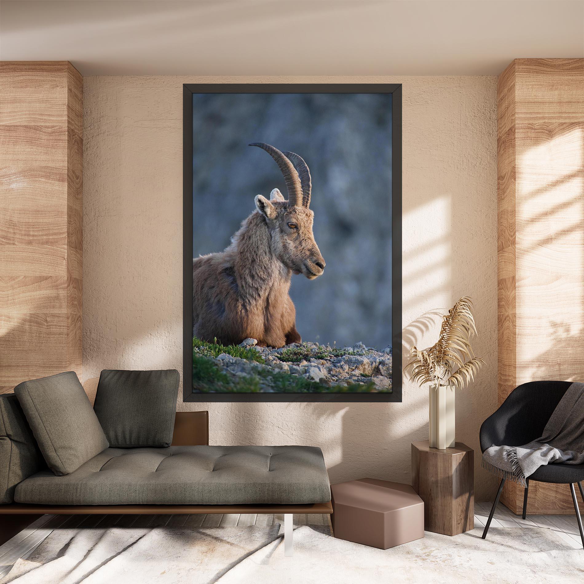 Tablou Canvas Mountain Goat mockup 8