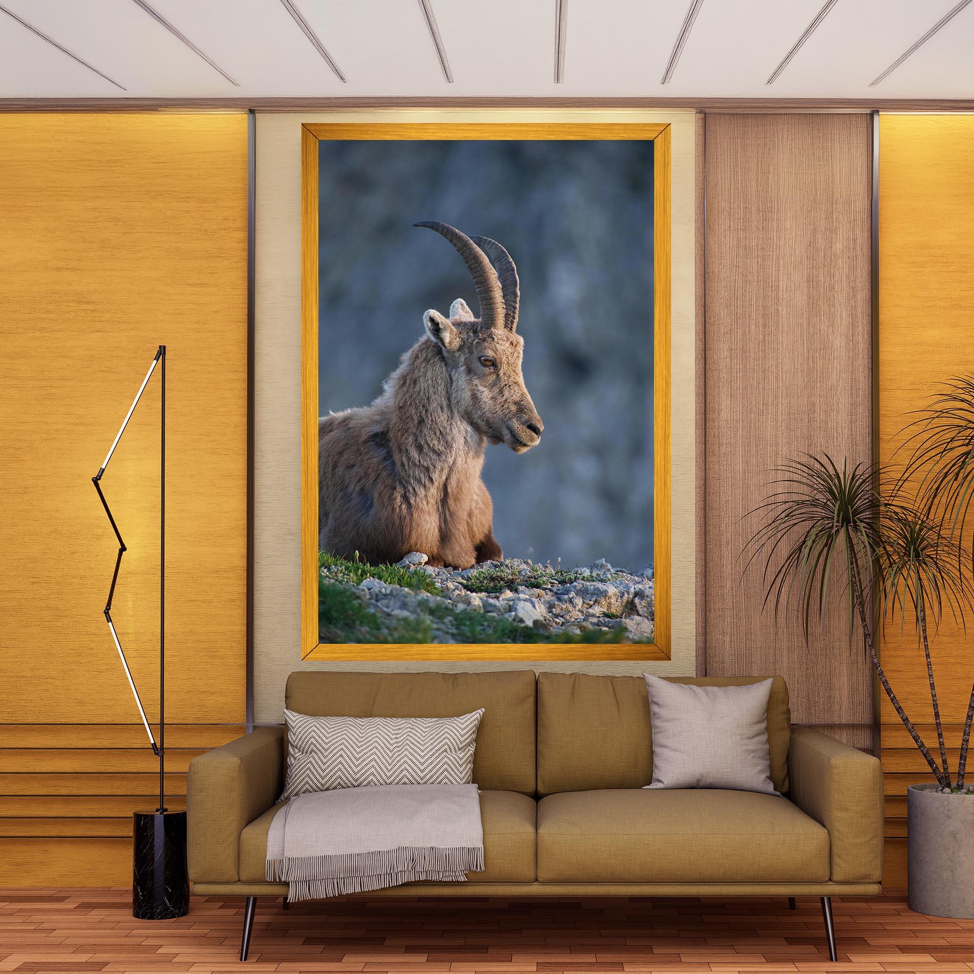 Tablou Canvas Mountain Goat mockup 9