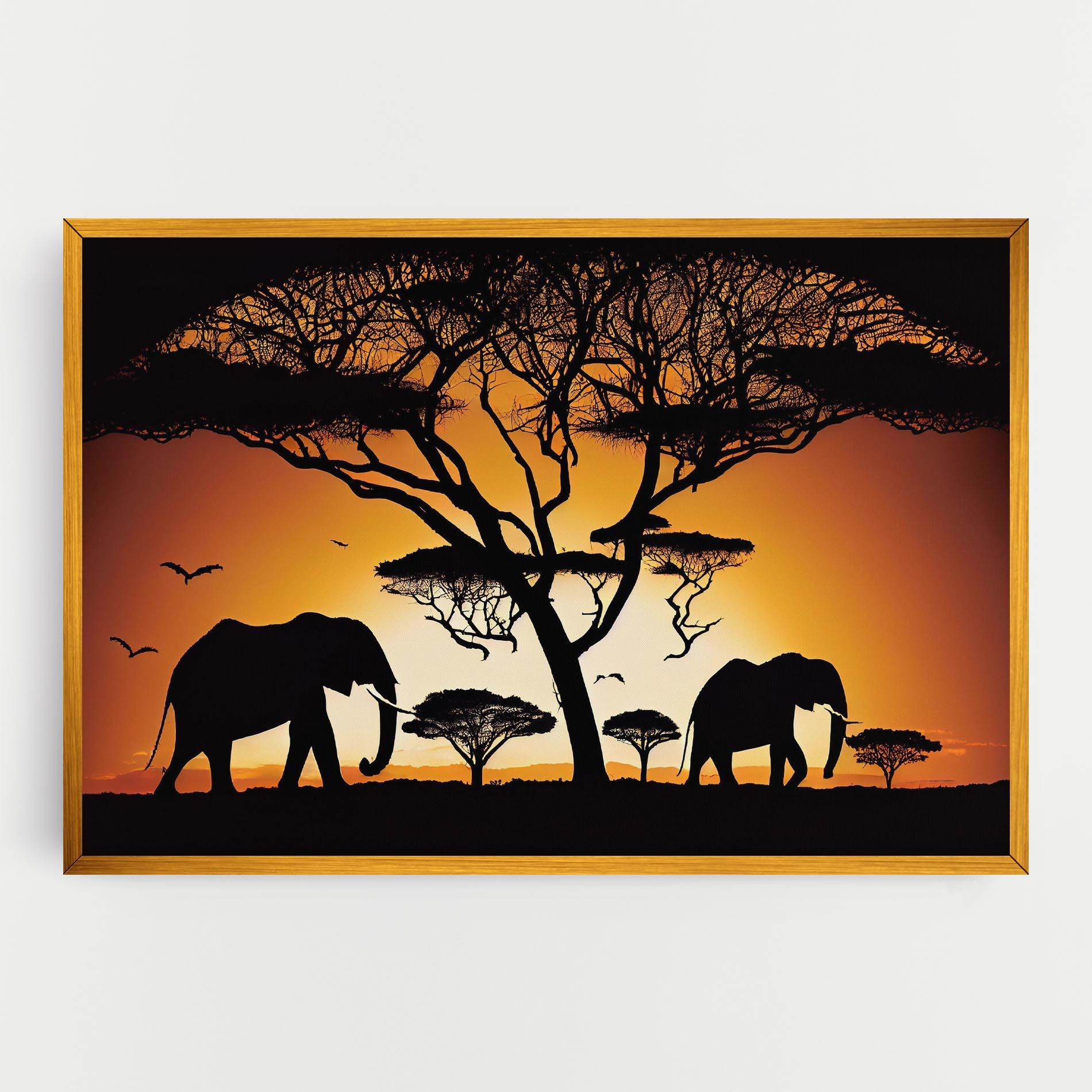 Sunset Silhouette mockup 0