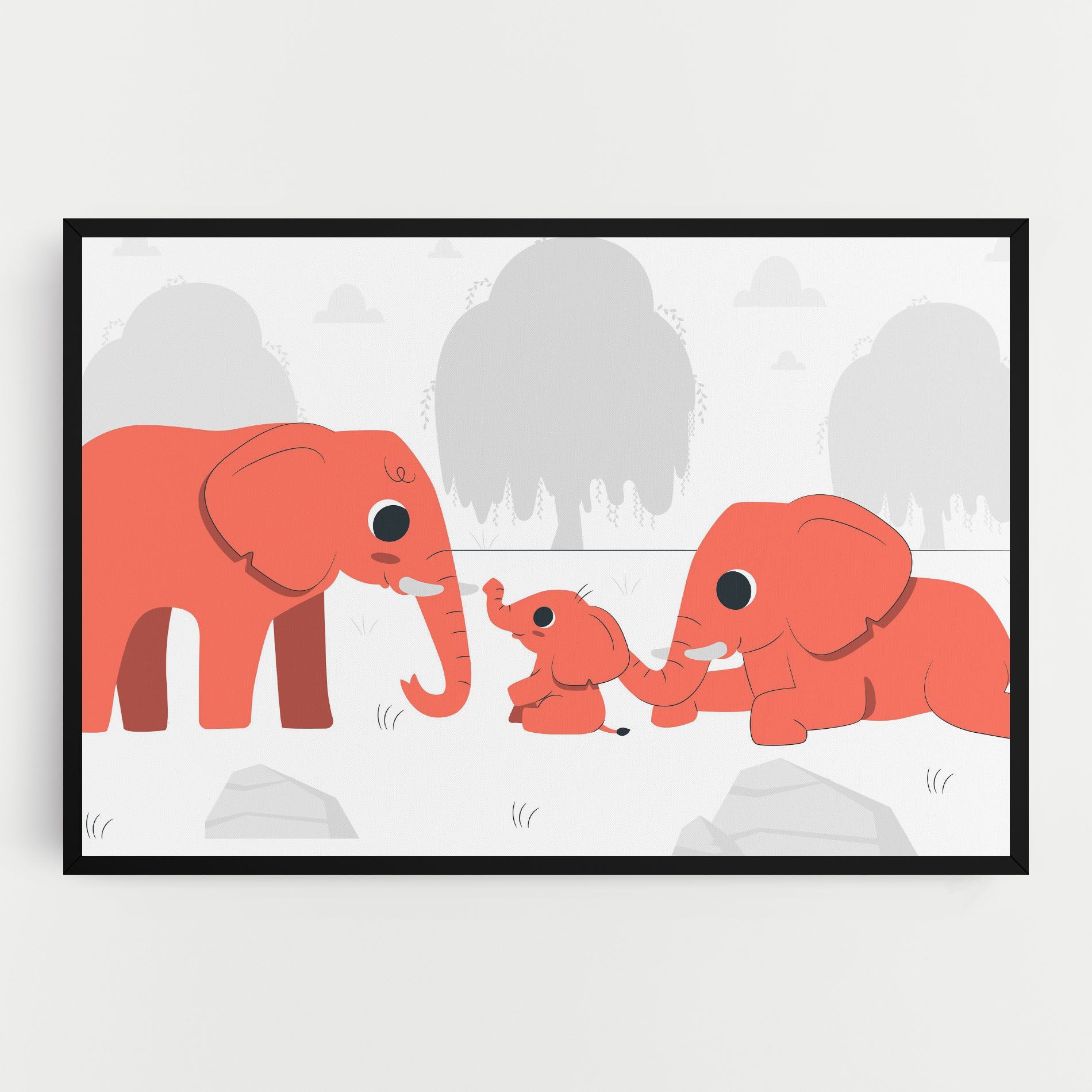Orange Elephant mockup 0