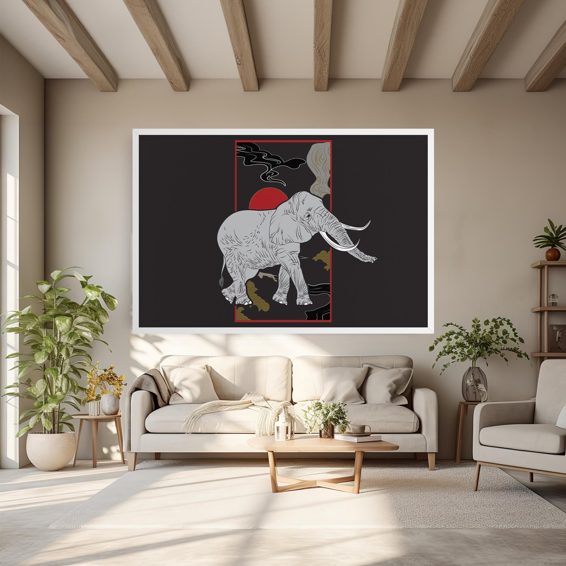 Tablou Canvas Elephant Asia mockup 6